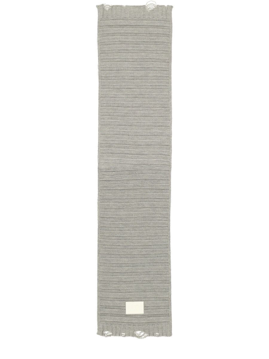 MM6 MM6 WOOL SCARF - GREY Size ONE SIZE - 1 Thumbnail