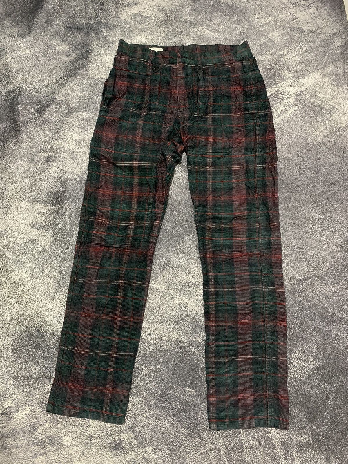 Final Home Final home x issey miyake corduroy pants tartan Size US 30 / EU 46 - 1 Thumbnail