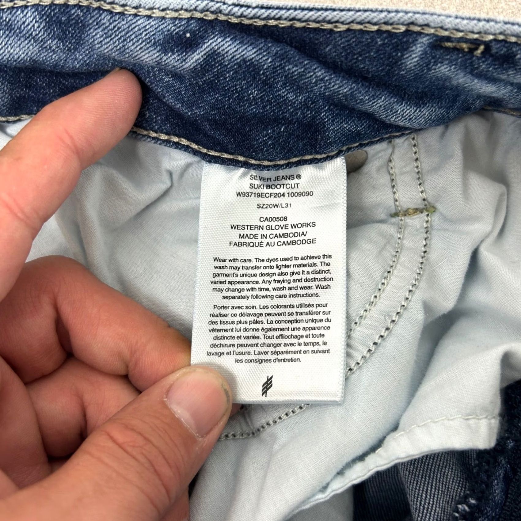 Silver Jeans Co. Silver Jeans Co Suki Bootcut Jeans Women 20W Blue Medium Wash Mid Rise Denim 38x30 Size 42" / US 20 - 5 Thumbnail