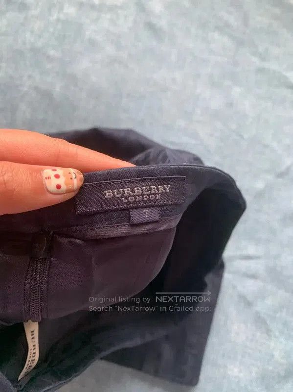 Burberry Burberry Black Cotton Women's Midi Skirt. Size 26" / US 2 / IT 38 - 6 Thumbnail