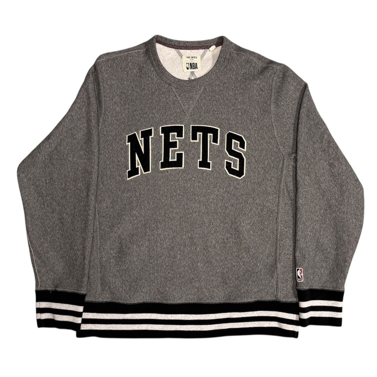 Todd Snyder NBA Brooklyn NETS x Todd SNYDER Luxury Fleece Sweater Size US L / EU 52-54 / 3 - 1 Thumbnail