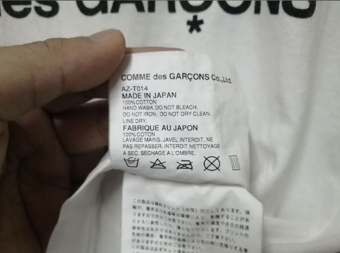 Comme des Garcons × Japanese Brand × Vintage Vintage Japanese Comme Des Garçons Tee Shirt Size US M / EU 48-50 / 2 - 4 Thumbnail