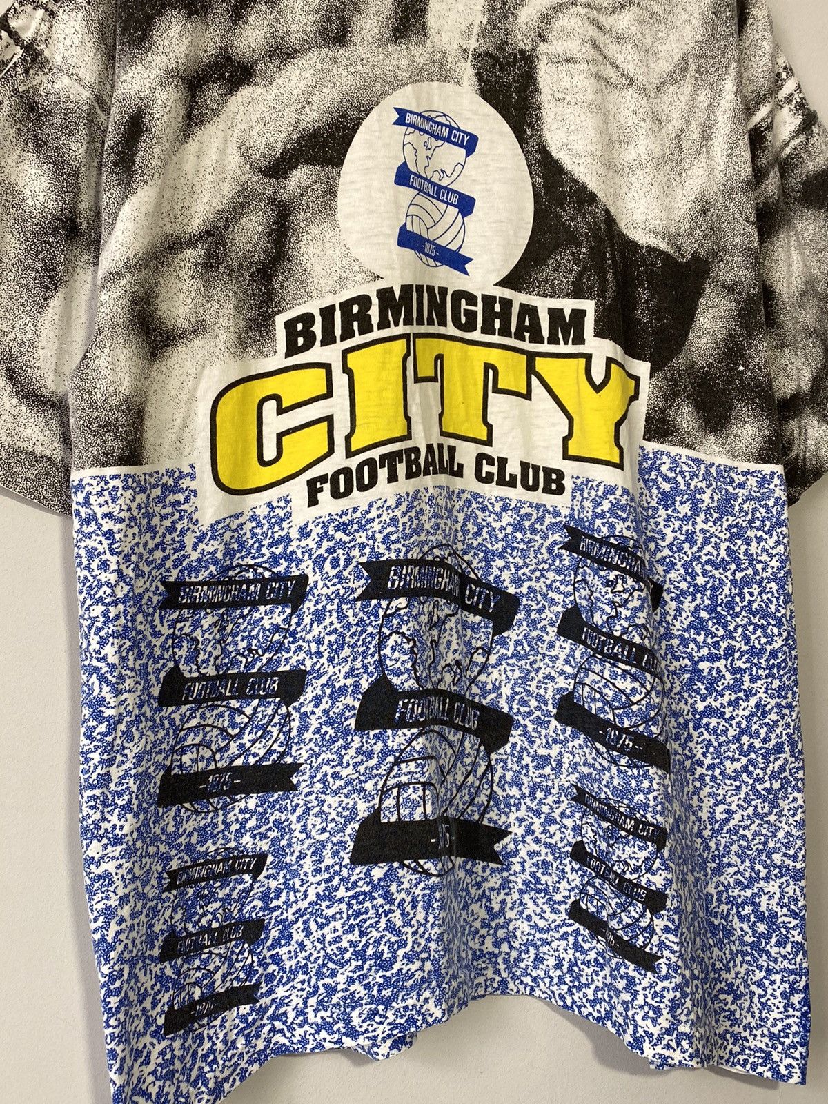 Vintage Vintage 90s Birmingham City all overprint oversized tee Size US XXL / EU 58 / 5 - 6 Thumbnail