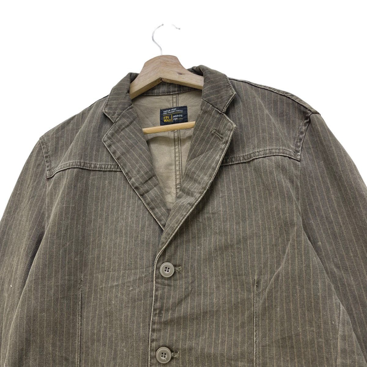 Japanese Brand × Vintage Japanese Bran Fin Way Dual Pocket Chore Jacket Size US M / EU 48-50 / 2 - 3 Thumbnail