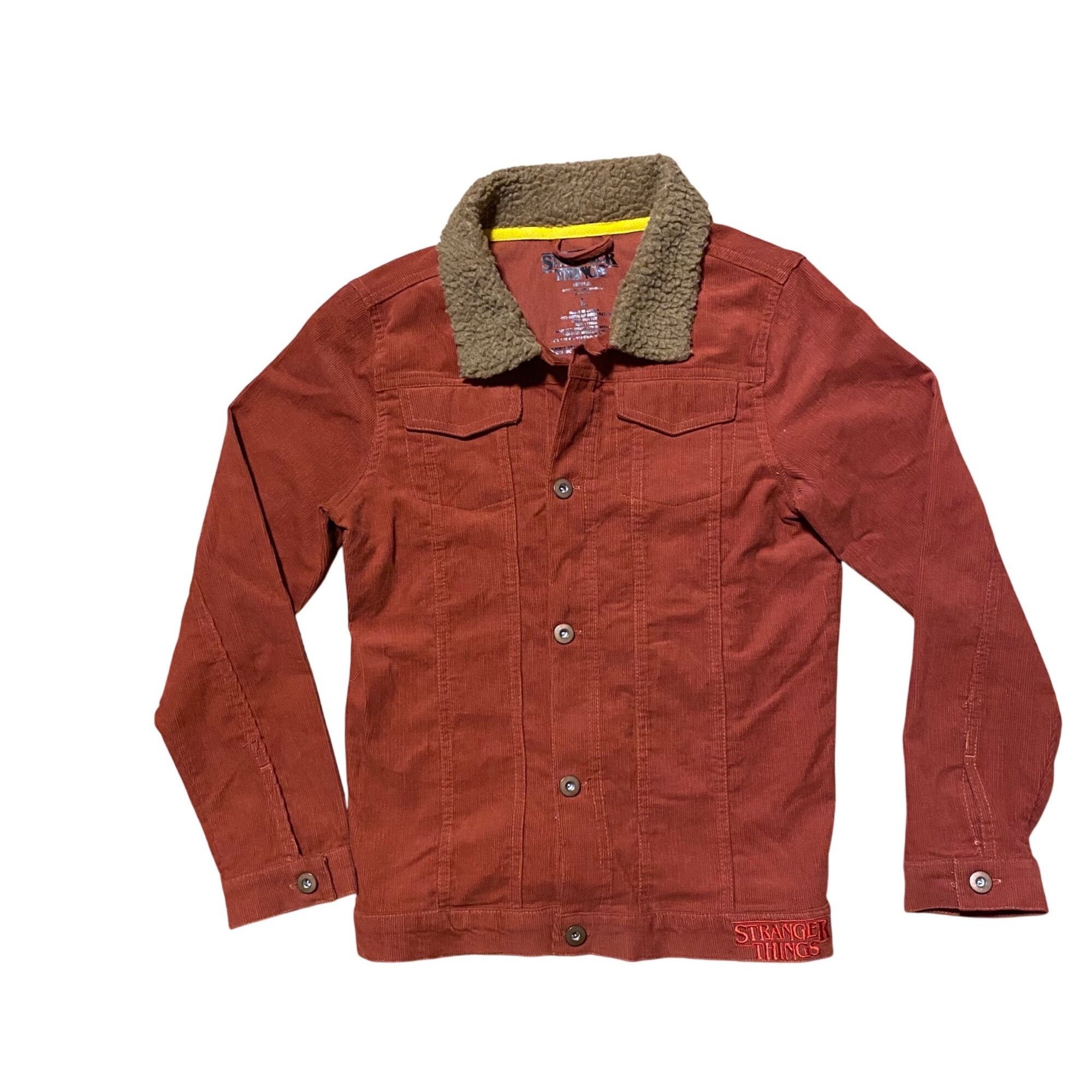 Other Stranger Things Netflix Corduroy Jacket W/ Sherpa Collar L R Size L / US 10 / IT 46 - 1 Thumbnail