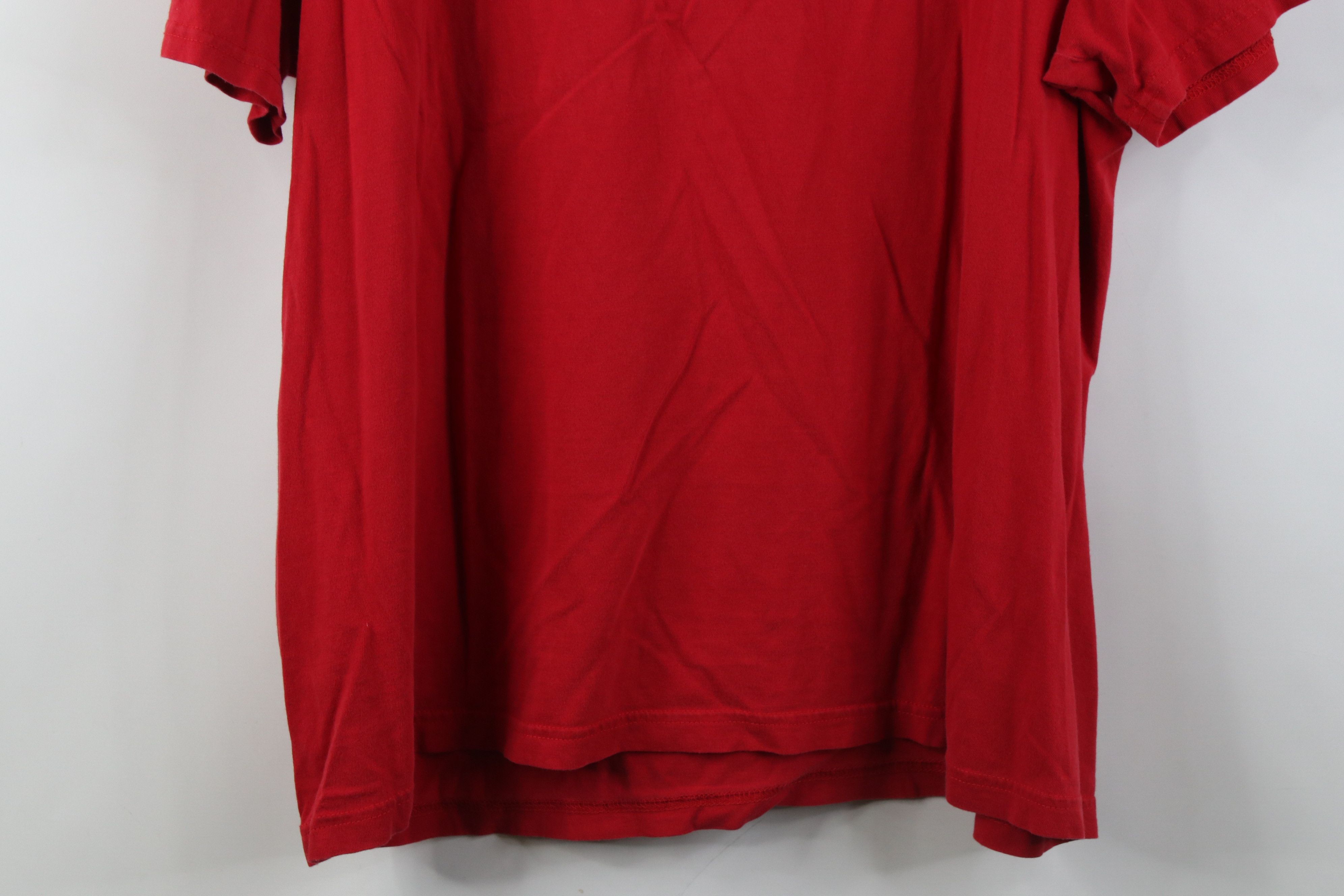 Polo Ralph Lauren Vintage 90s Ralph Lauren Short Sleeve T-Shirt Red USA Size US L / EU 52-54 / 3 - 15 Thumbnail