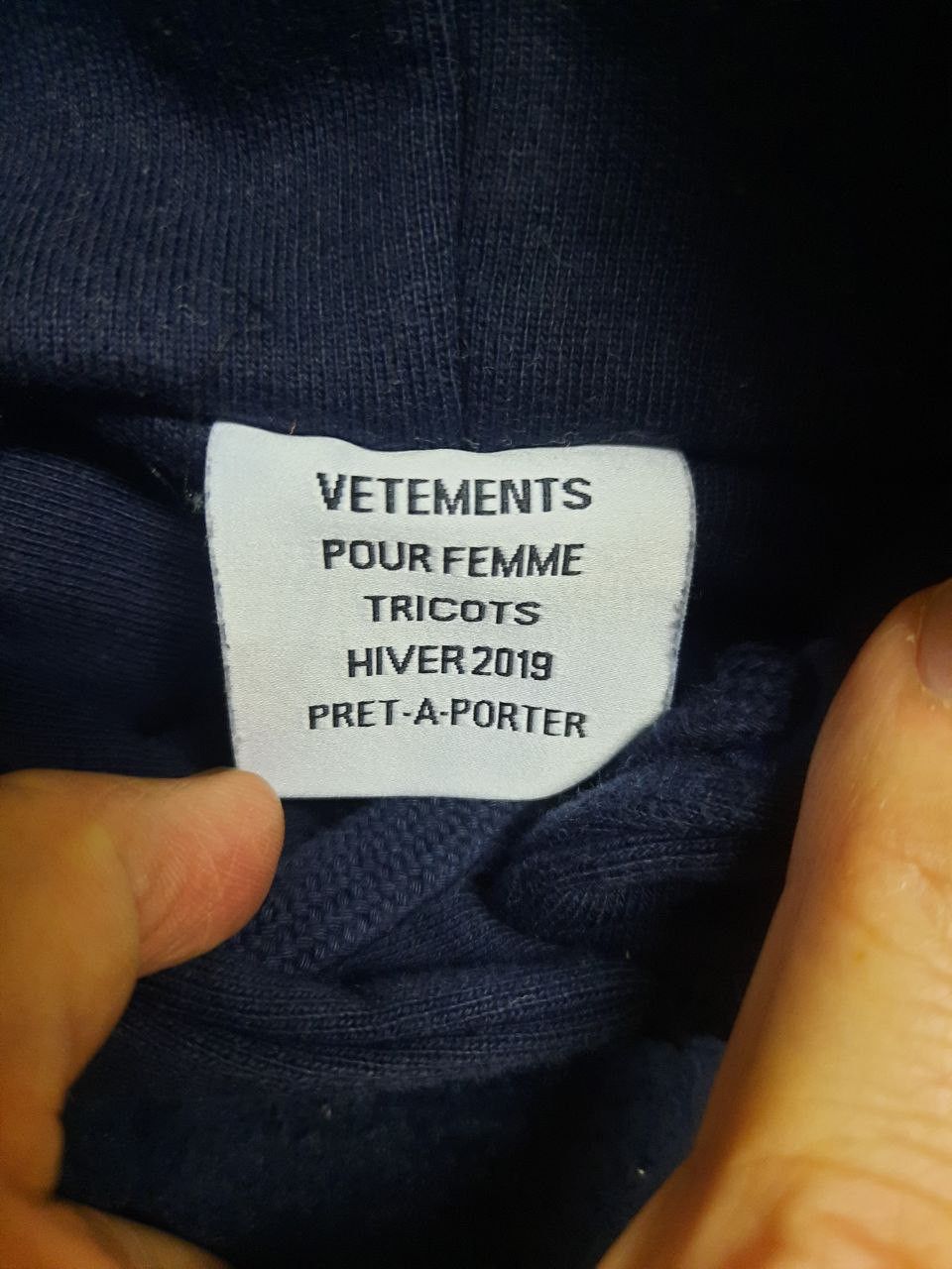 Vetements FW19 AW19 Inside Out Hoodie Size US S / EU 44-46 / 1 - 4 Thumbnail