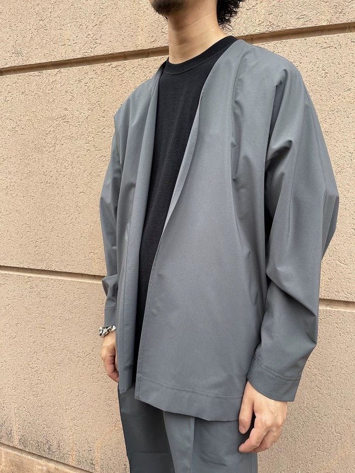 United Arrows United Arrows Gray Taoist robe shirt 2503-Nextarrow Size US M / EU 48-50 / 2 - 1 Thumbnail