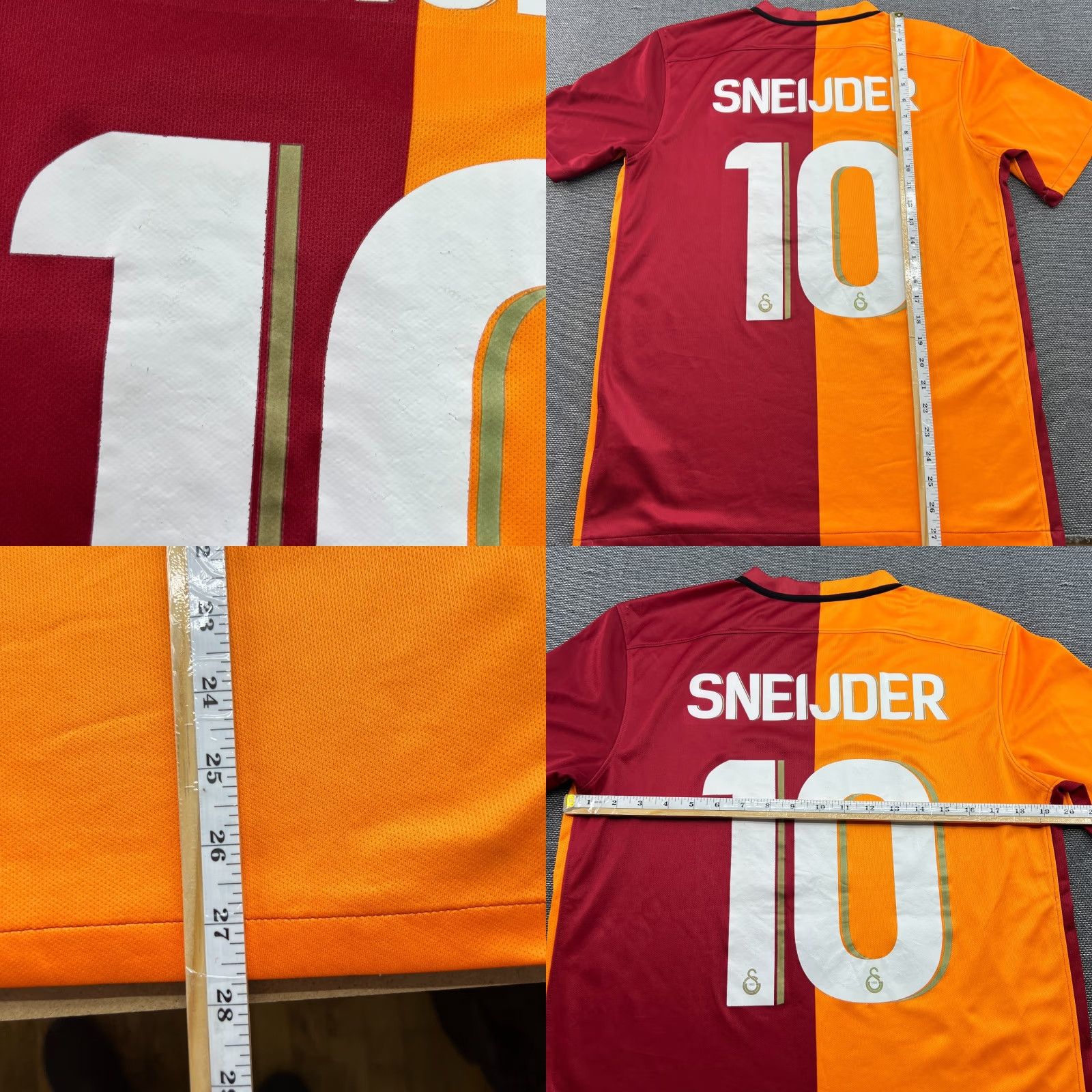 Nike Nike Galatasaray 2015 2016 Home #10 Wesley Sneijder Football Jersey Medium Shirt M Multicolor Nike Shirt Size US M / EU 48-50 / 2 - 9 Thumbnail