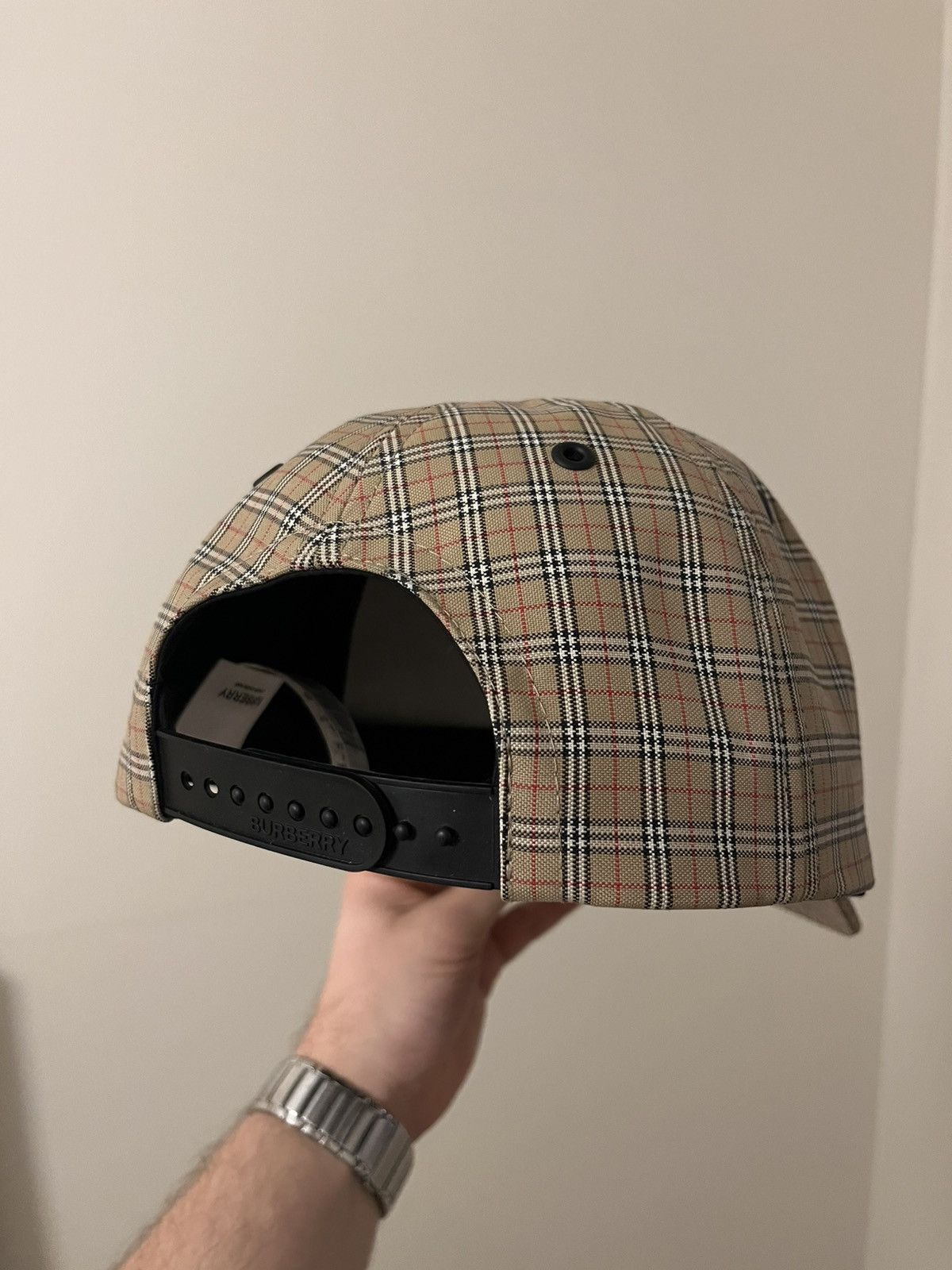Burberry Burberry beige nova check baseball cap Size ONE SIZE - 4 Thumbnail