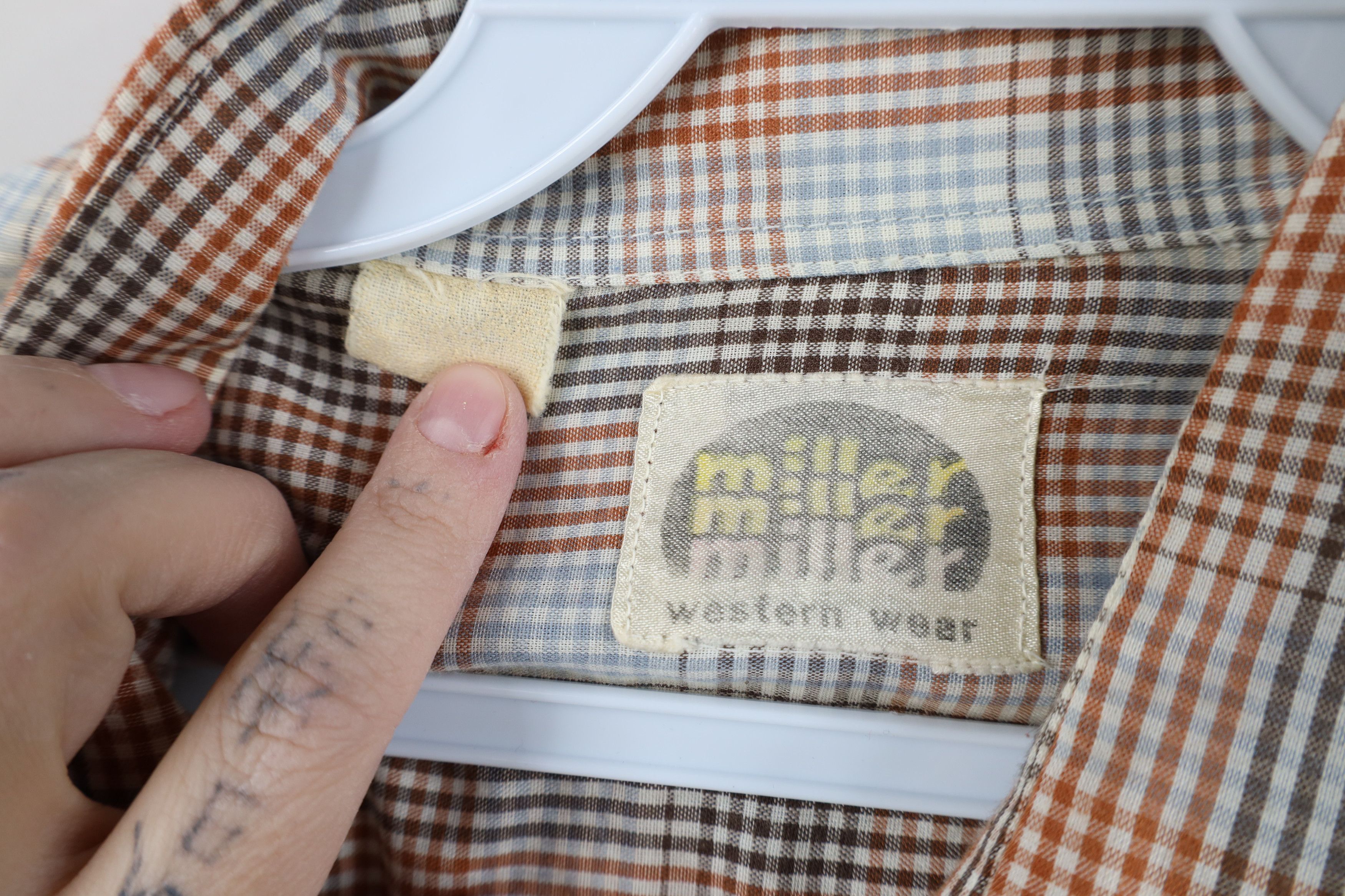 Vintage Vintage 70s Streetwear Short Sleeve Snap Button Shirt Plaid Size US M / EU 48-50 / 2 - 4 Thumbnail