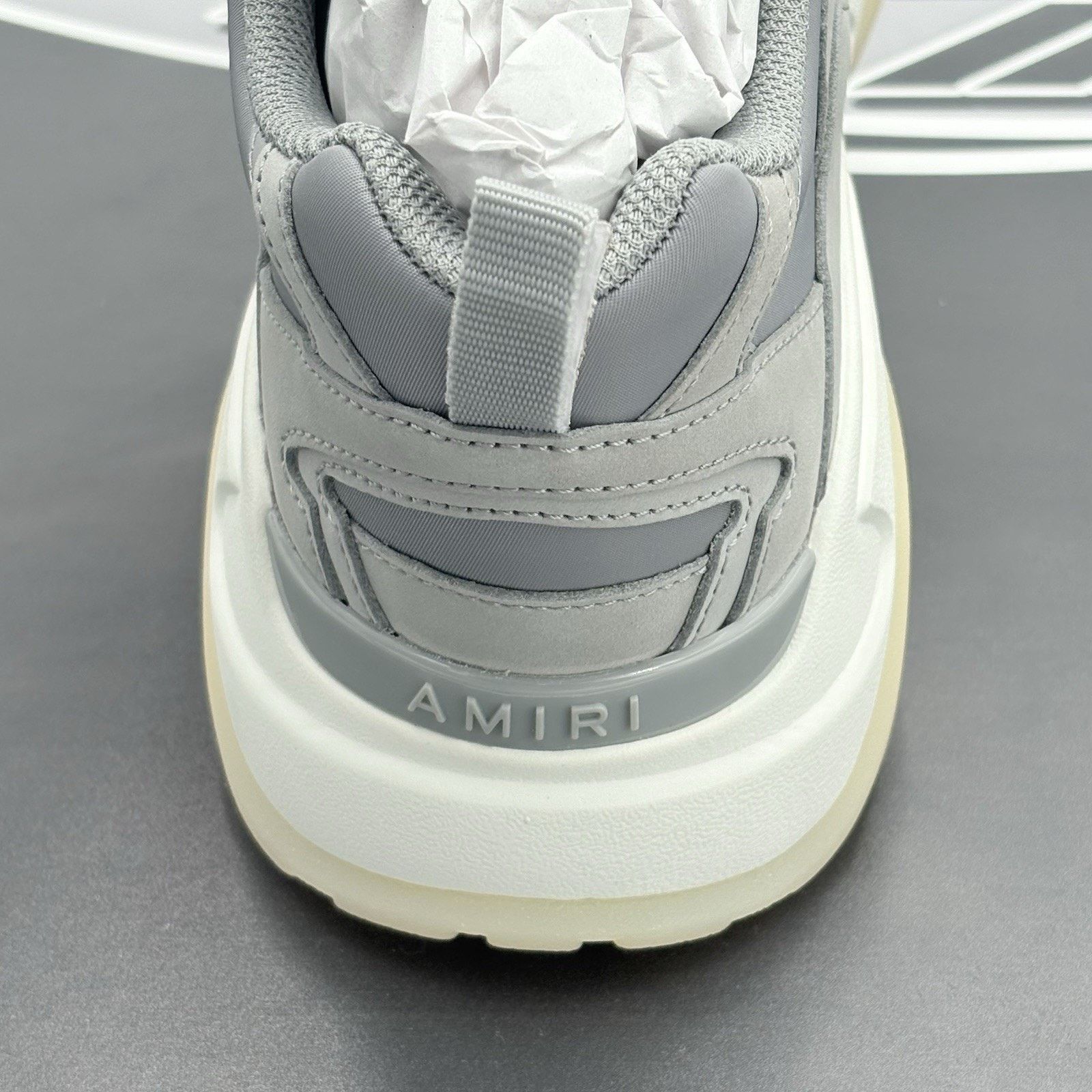Amiri Amiri Bone Runner ' Grey ' | BRAND NEW! * 100% AUTHENTIC Size US 11 / EU 44 - 3 Thumbnail