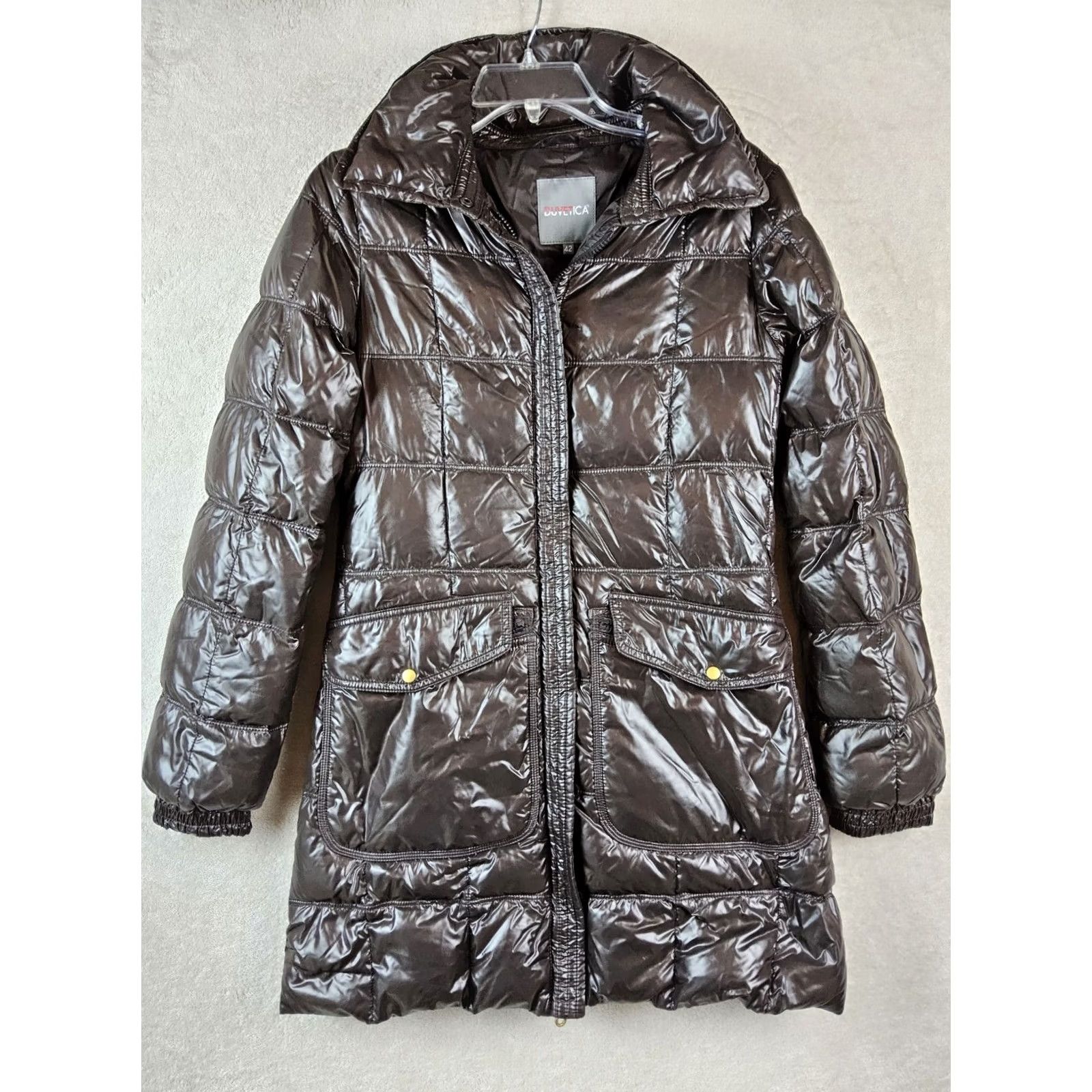 Duvetica Duvetica Jacket Puffer Jacket Women Size 42 Brown Down Zip Winter Outdoor Size M / US 6-8 / IT 42-44 - 4 Thumbnail