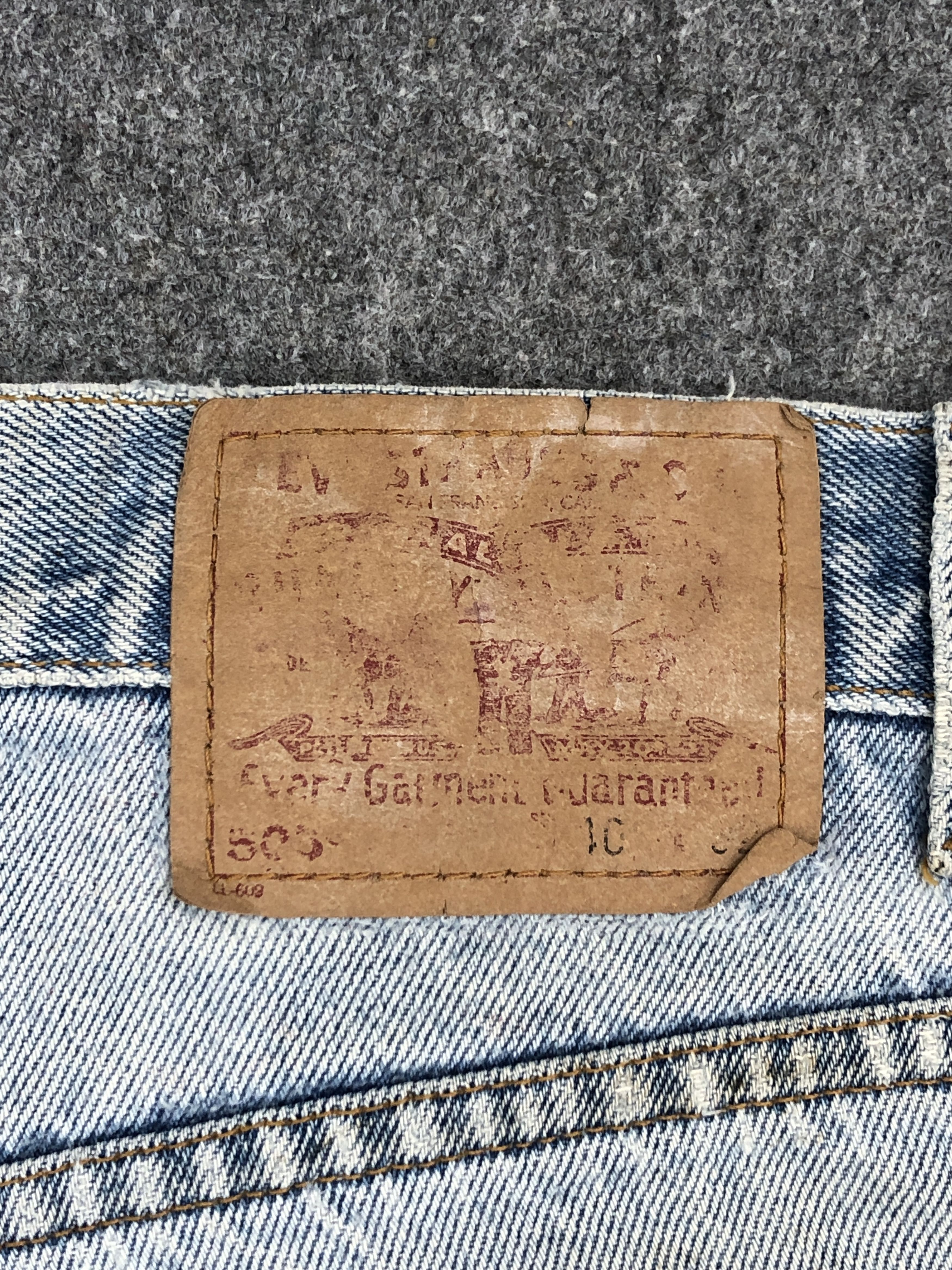 Levi's Vintage 90s Levis 505 Light Wash Jeans S0020 Size US 40 / EU 56 - 5 Thumbnail