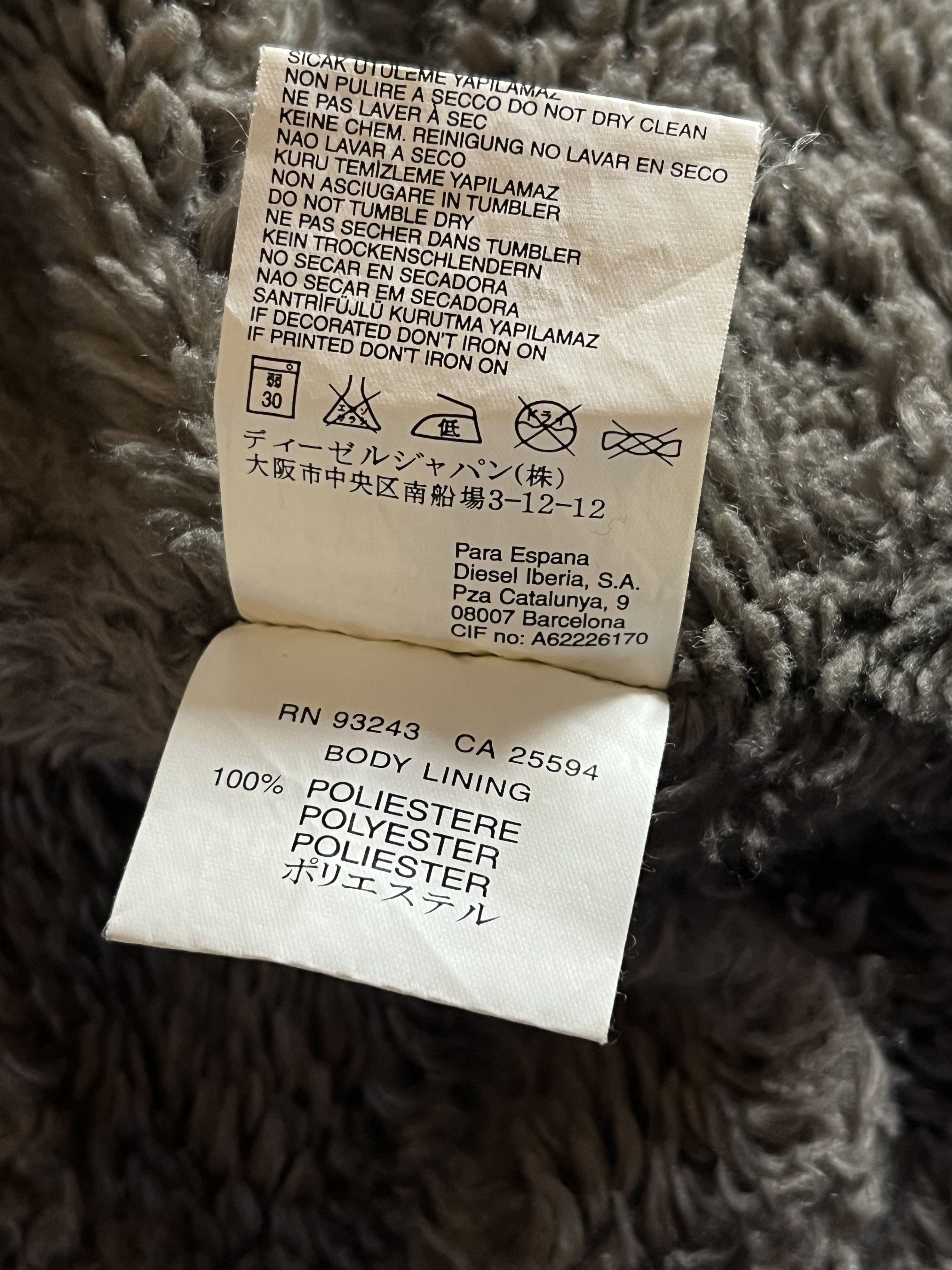 y2k Fur Diesel Jacket