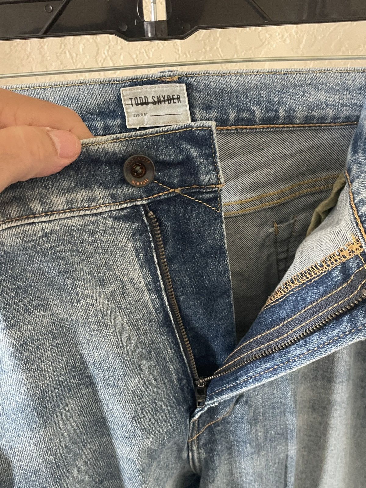 Todd Snyder Slim Fit stretch Destroyed denim jeans nwt 208.00 Size US 42 / EU 58 - 13 Thumbnail