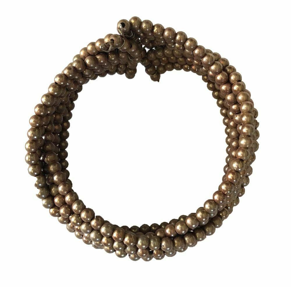 Designer New Brown Rigid Similated Pearl Bracelet. Size ONE SIZE - 3 Thumbnail