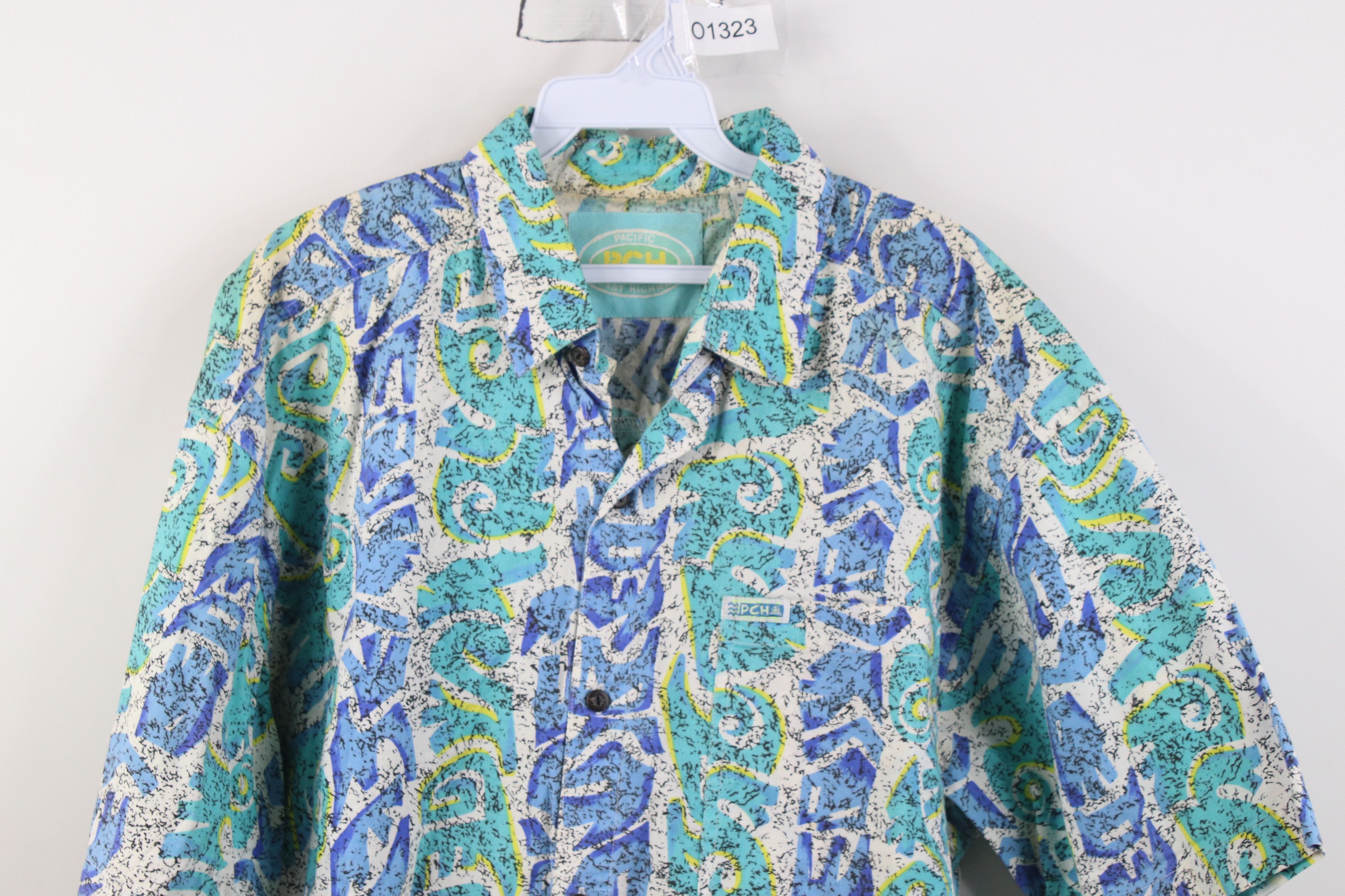 Vintage Vintage 80s 90s Streetwear Surfing Surf Beach Button Shirt Size US L / EU 52-54 / 3 - 2 Thumbnail
