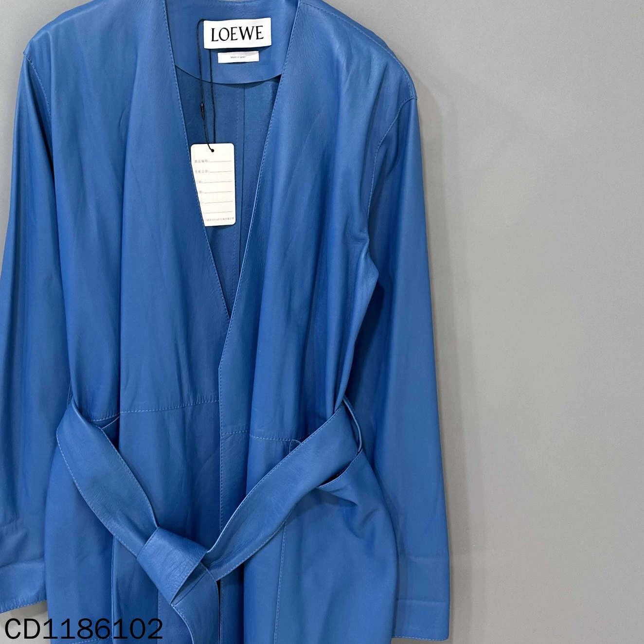Louis Vuitton LOEWE Lambskin Leather Long Trench Coat Size XS / US 0-2 / IT 36-38 - 1 Thumbnail
