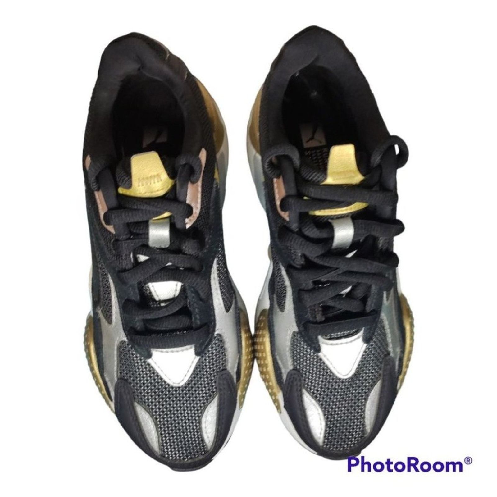 Puma Puma RS-X3 Athletic Sneakers Metallic Trainer Black Size 5.5 Size US 5.5 / IT 35.5 - 4 Thumbnail