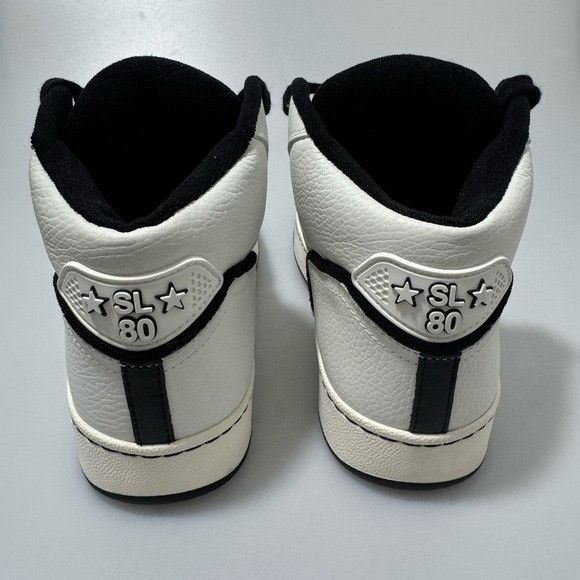 Saint Laurent Paris Saint Laurent SL-80 Mid Top Sneakers White Black Men’s EU 42 Size US 9 / EU 42 - 6 Thumbnail