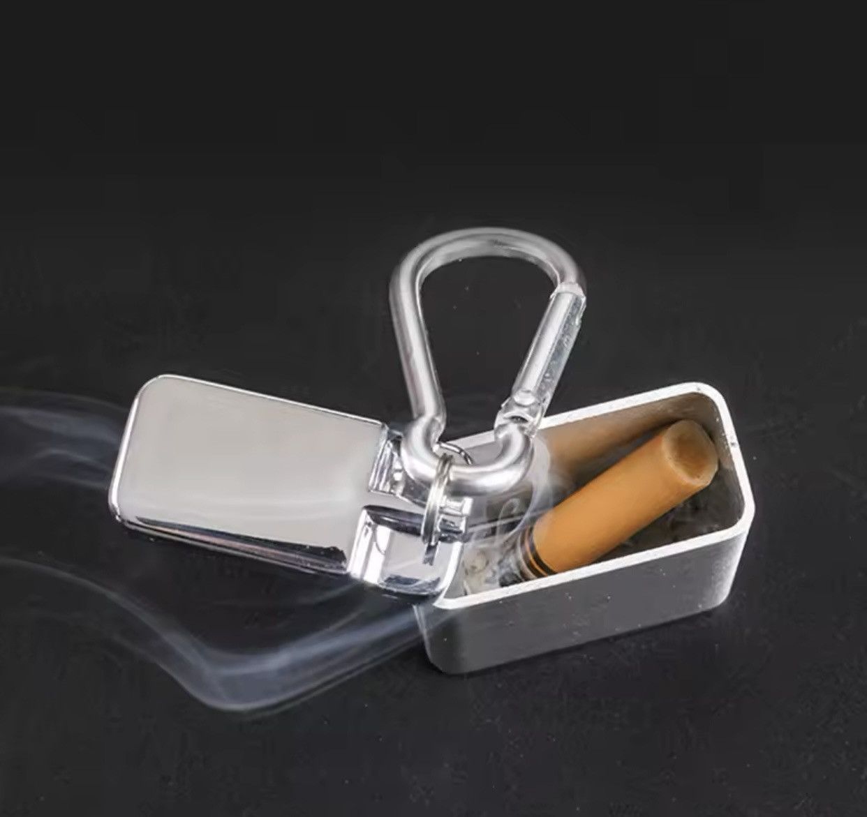 Vintage Outdoor Travel Pocket Small Metal Ashtray Size ONE SIZE - 2 Thumbnail
