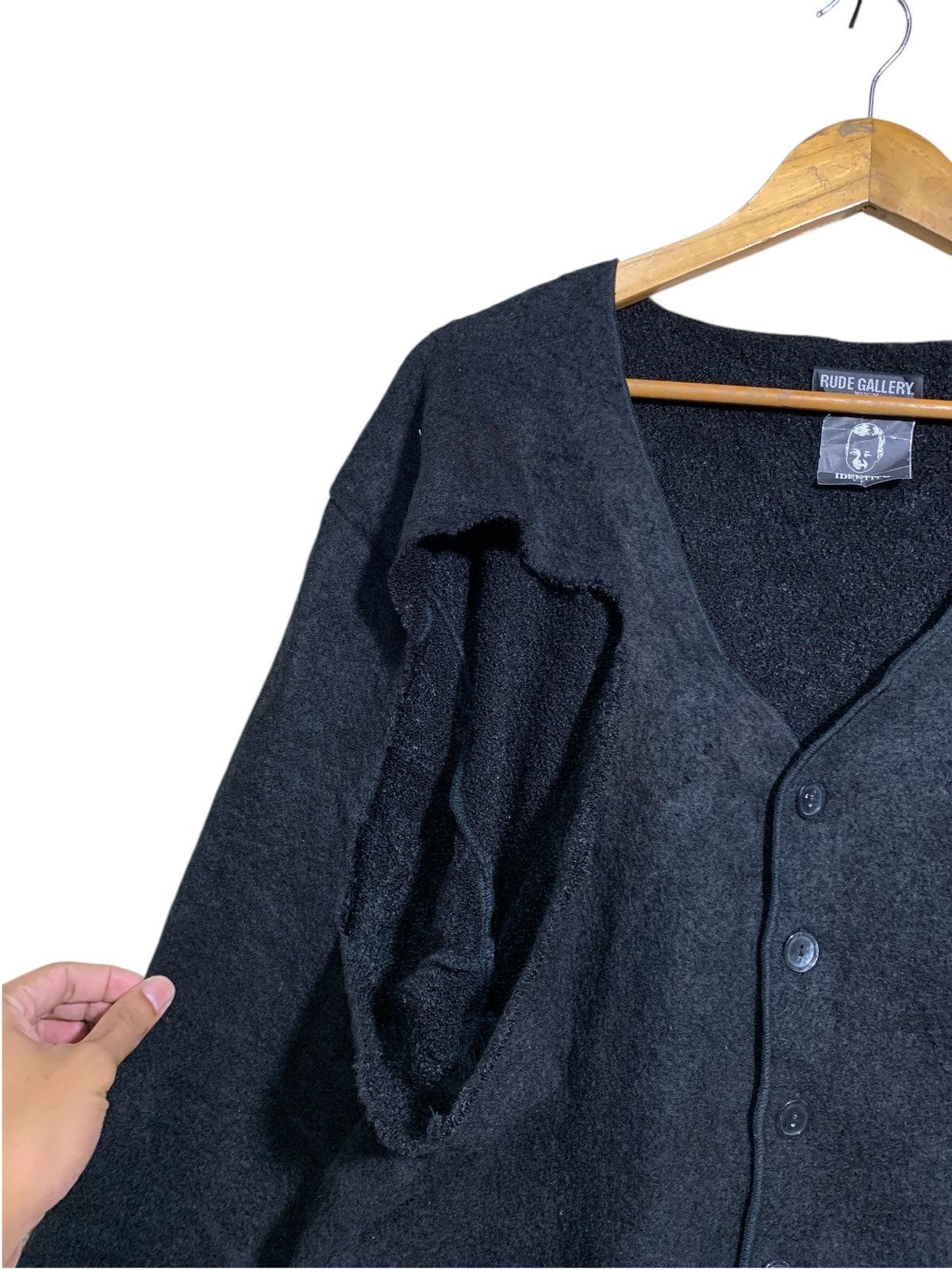 RUDE GALLERY × Seditionaries 🔥DISTRESSED RUDE GALLERY CARDIGANS Size US M / EU 48-50 / 2 - 4 Thumbnail
