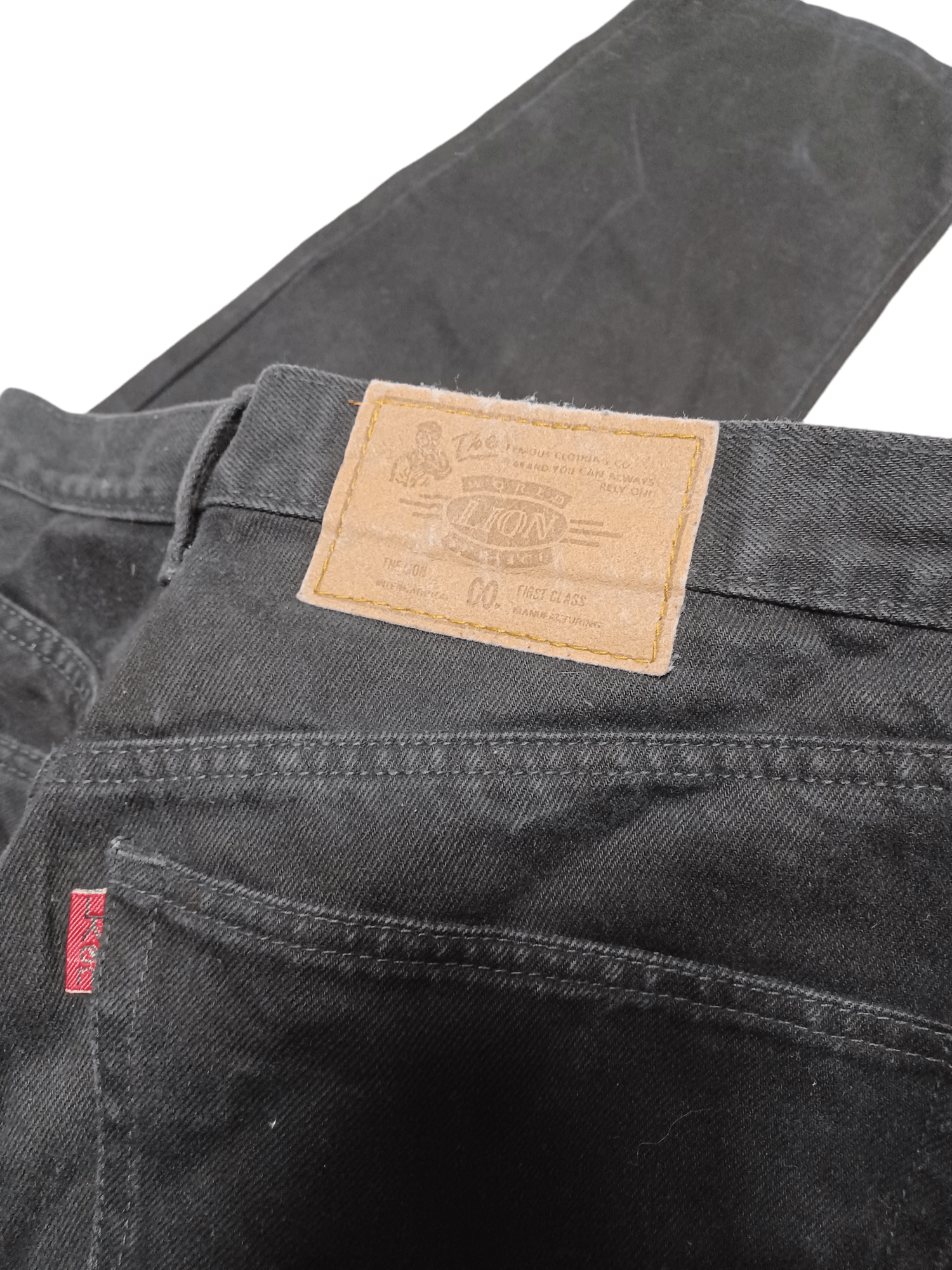 Other LION FANTASTIC VINTAGE BAGGY SK8 HEAVY COTTON JEANS Size US 32 / EU 48 - 5 Thumbnail