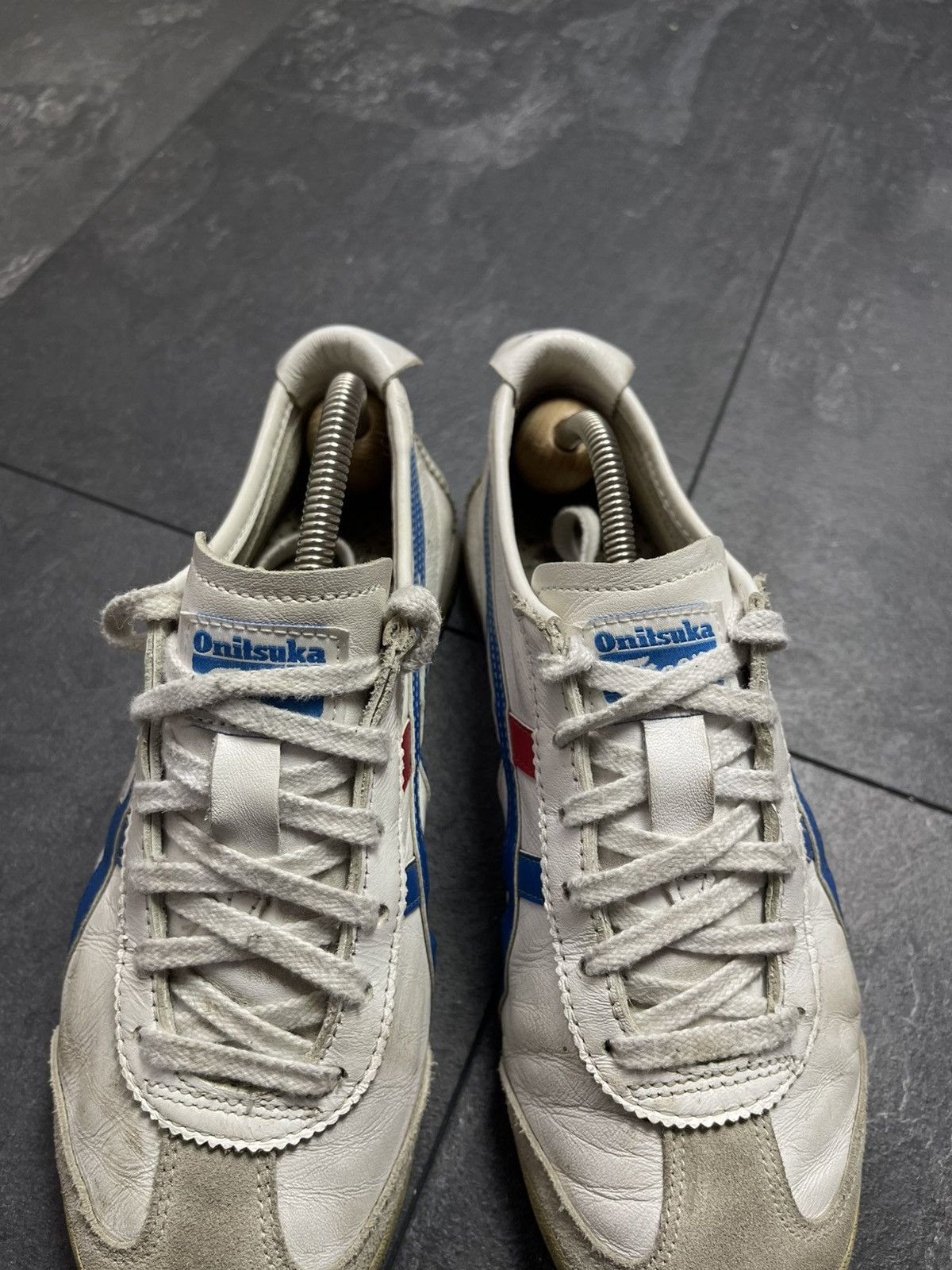 Japanese Brand × Onitsuka Tiger × Vintage Asics Onitsuka Tiger OG Sneakers Leather France Vintage Y2k Size US 5.5 / EU 38 - 5 Thumbnail