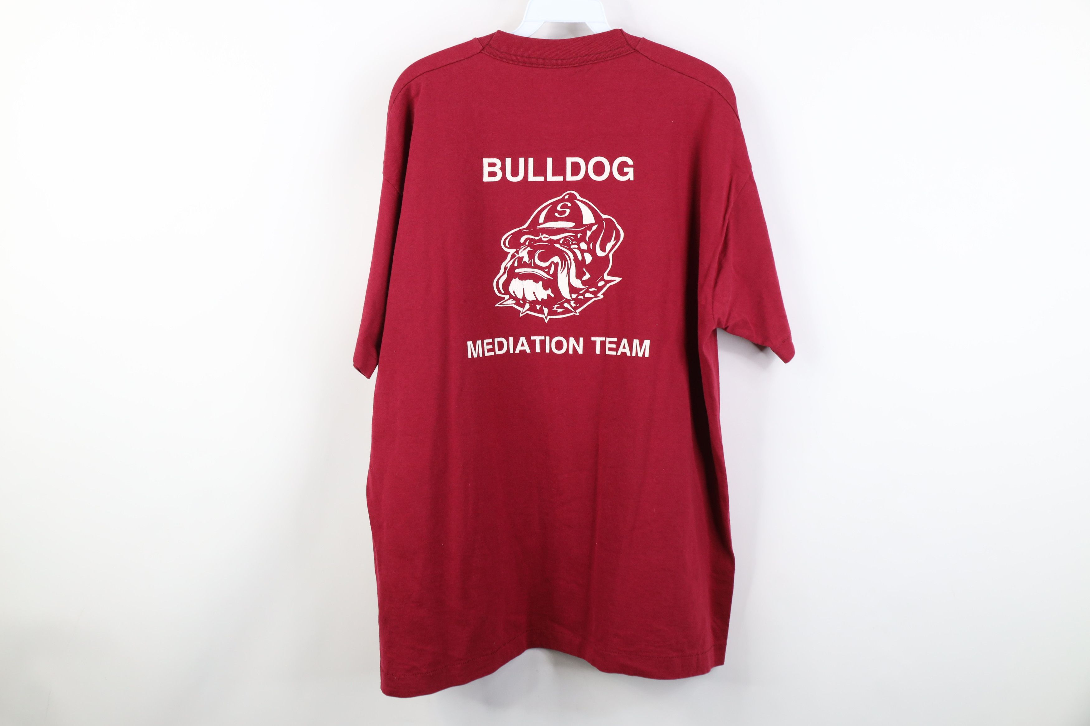Vintage Vintage 90s Streetwear Team Bulldog Lawyer T-Shirt USA Size US XL / EU 56 / 4 - 11 Thumbnail