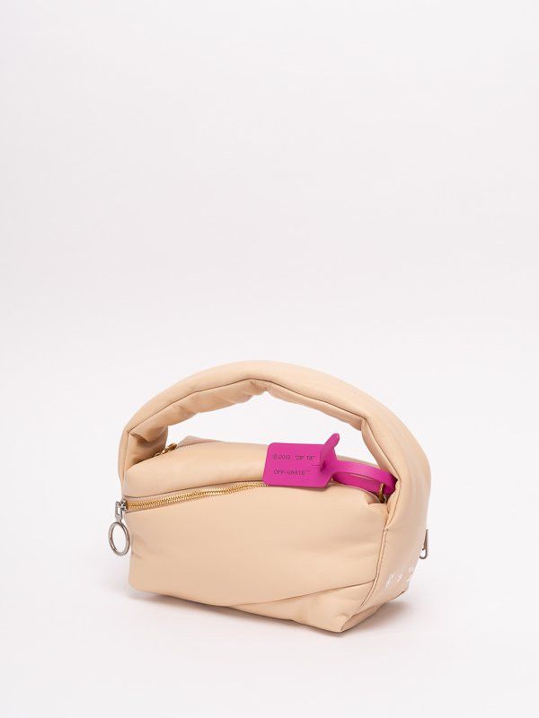 Off-White o1y1225 Size : OS / Leather Handbag in Blush Size ONE SIZE - 2 Thumbnail