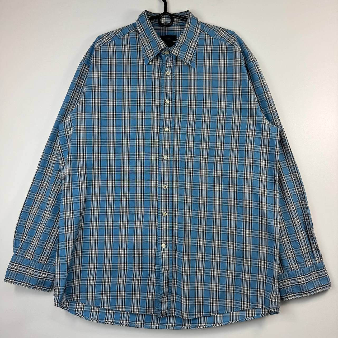 Gant Gant Plaid Button Up Shirt Blue Check Mens Size XL Size US XL / EU 56 / 4 - 1 Thumbnail
