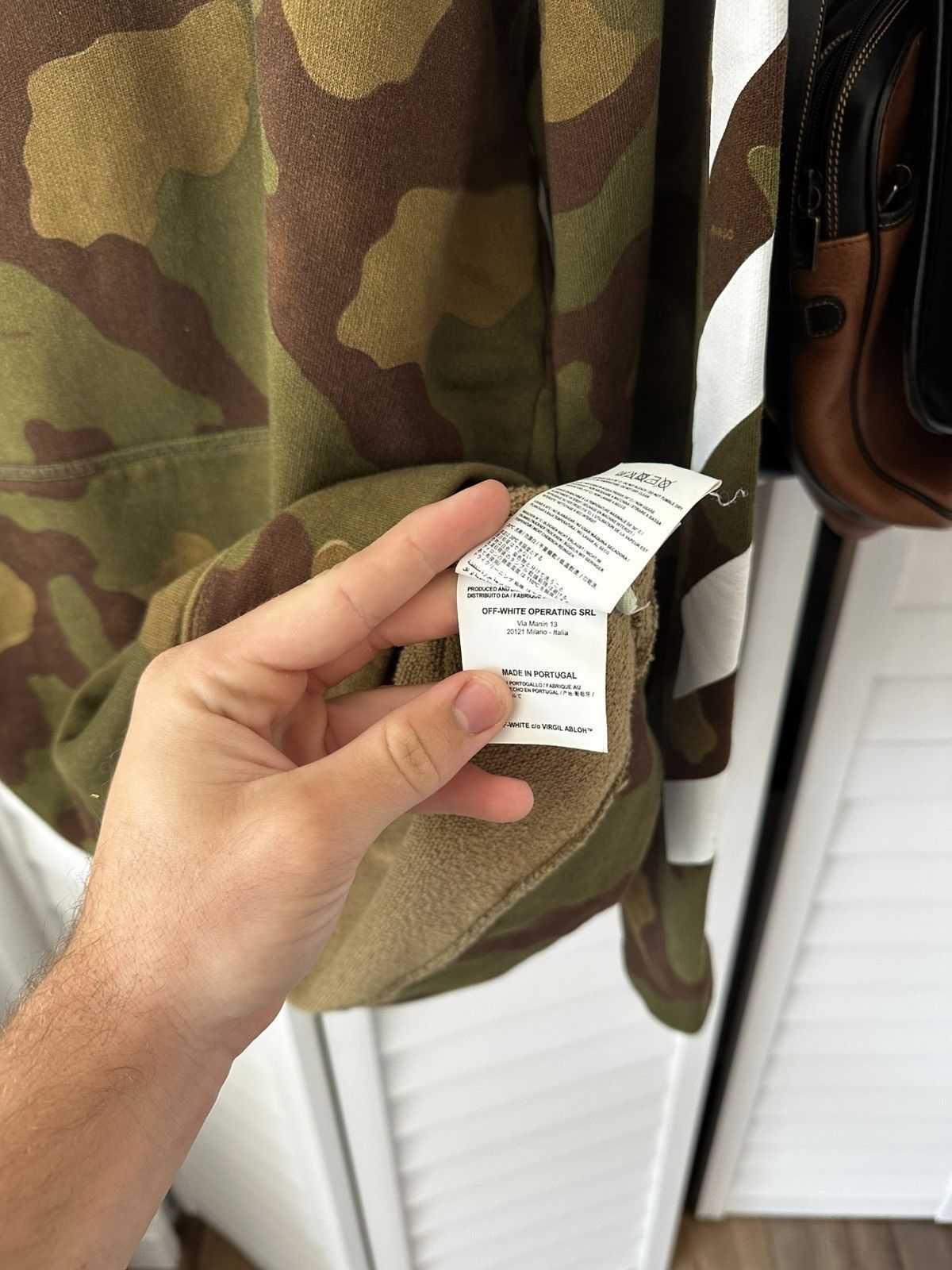 Off-White Off White Camoflauge Virgil Abloh Oversized Hoodie Size US S / EU 44-46 / 1 - 8 Thumbnail
