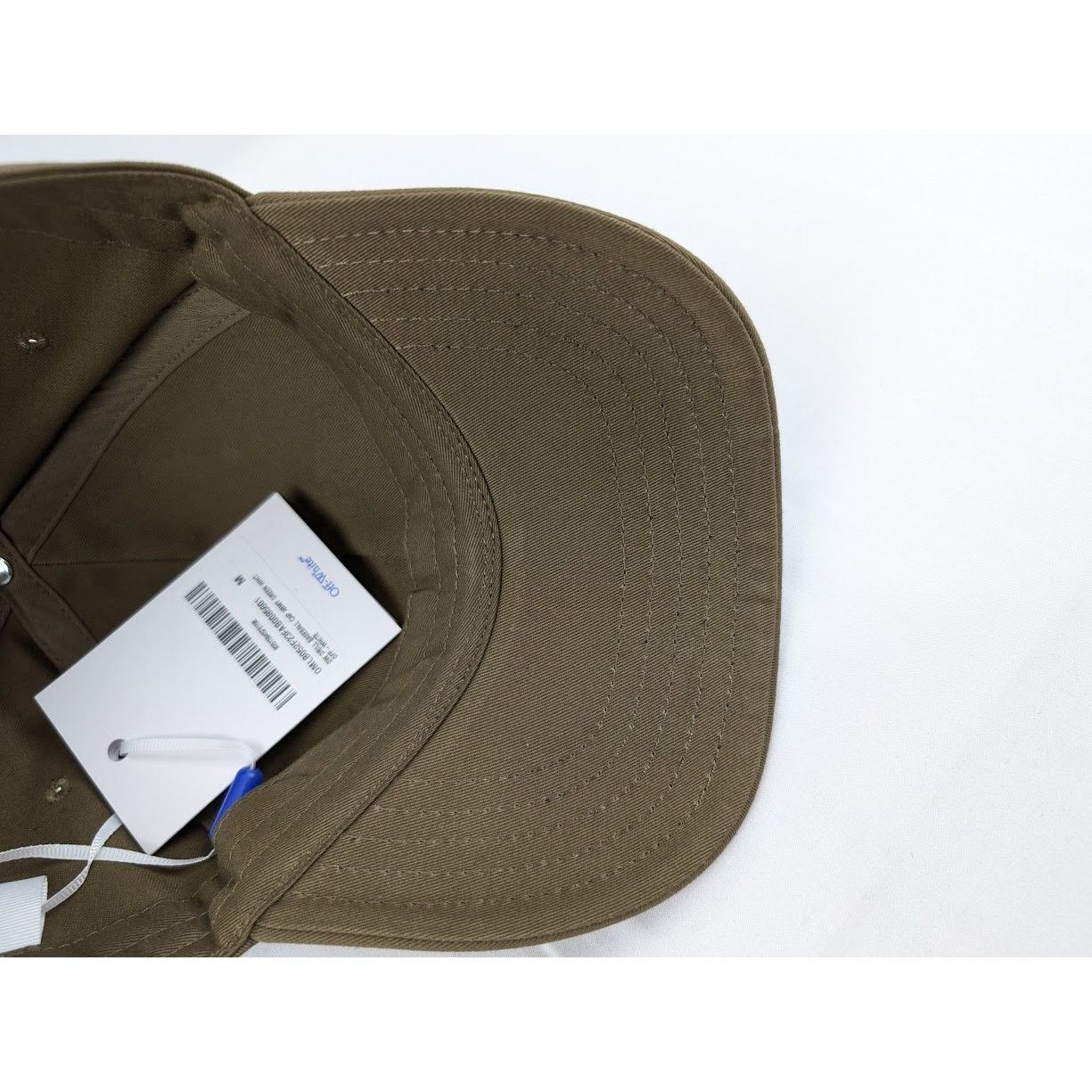 Off-White o1rshd1 Size: M OW Drill Baseball Cap Army in Green / White Size ONE SIZE - 15 Thumbnail