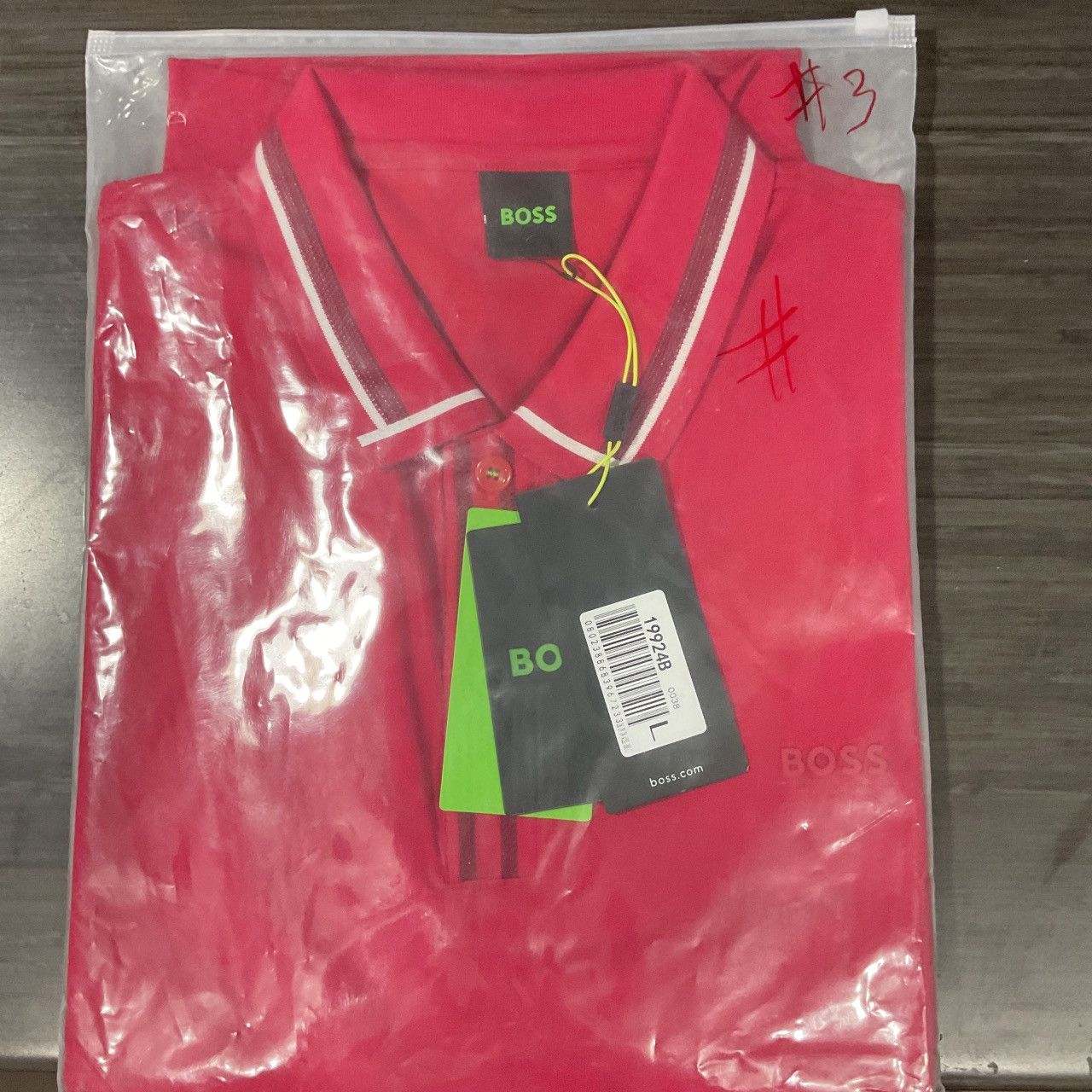 Hugo Boss Hugo Boss Polo Size US L / EU 52-54 / 3 - 2 Thumbnail