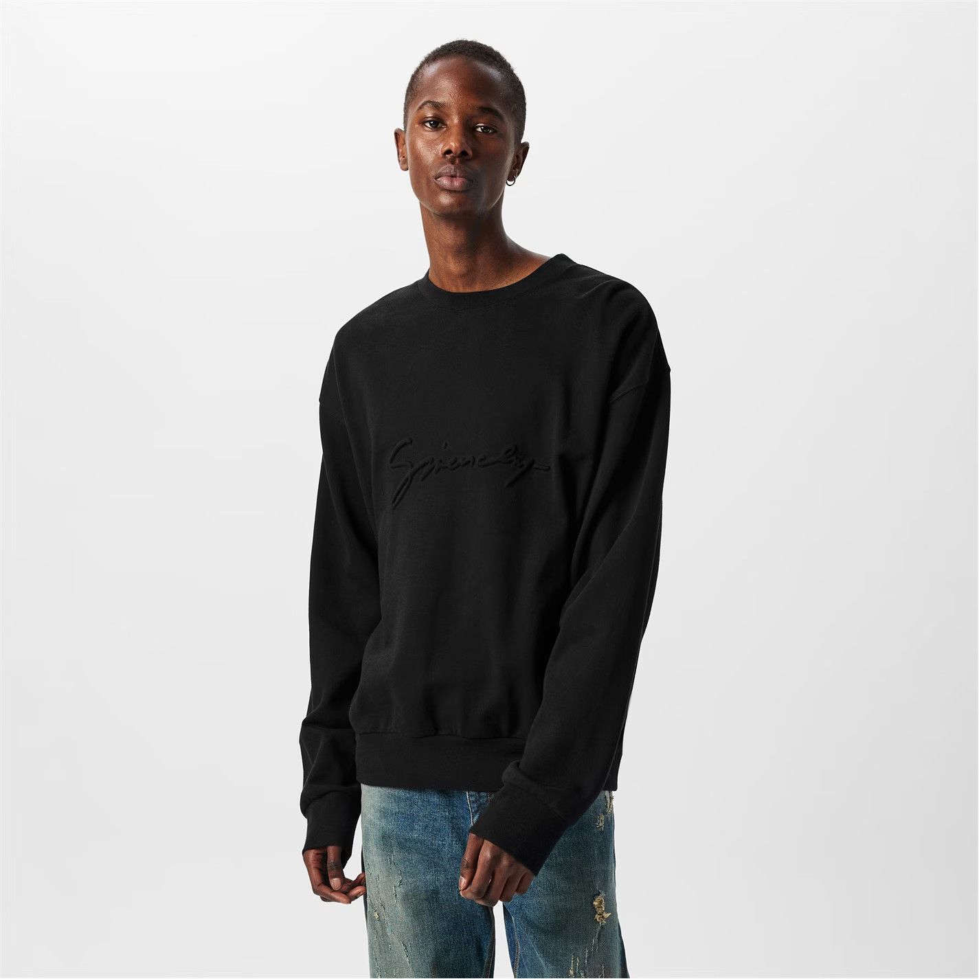 Givenchy o1g2r1mq0426 Logo Signature Relaxed Fit Crew Sweatshirt Size US L / EU 52-54 / 3 - 2 Thumbnail