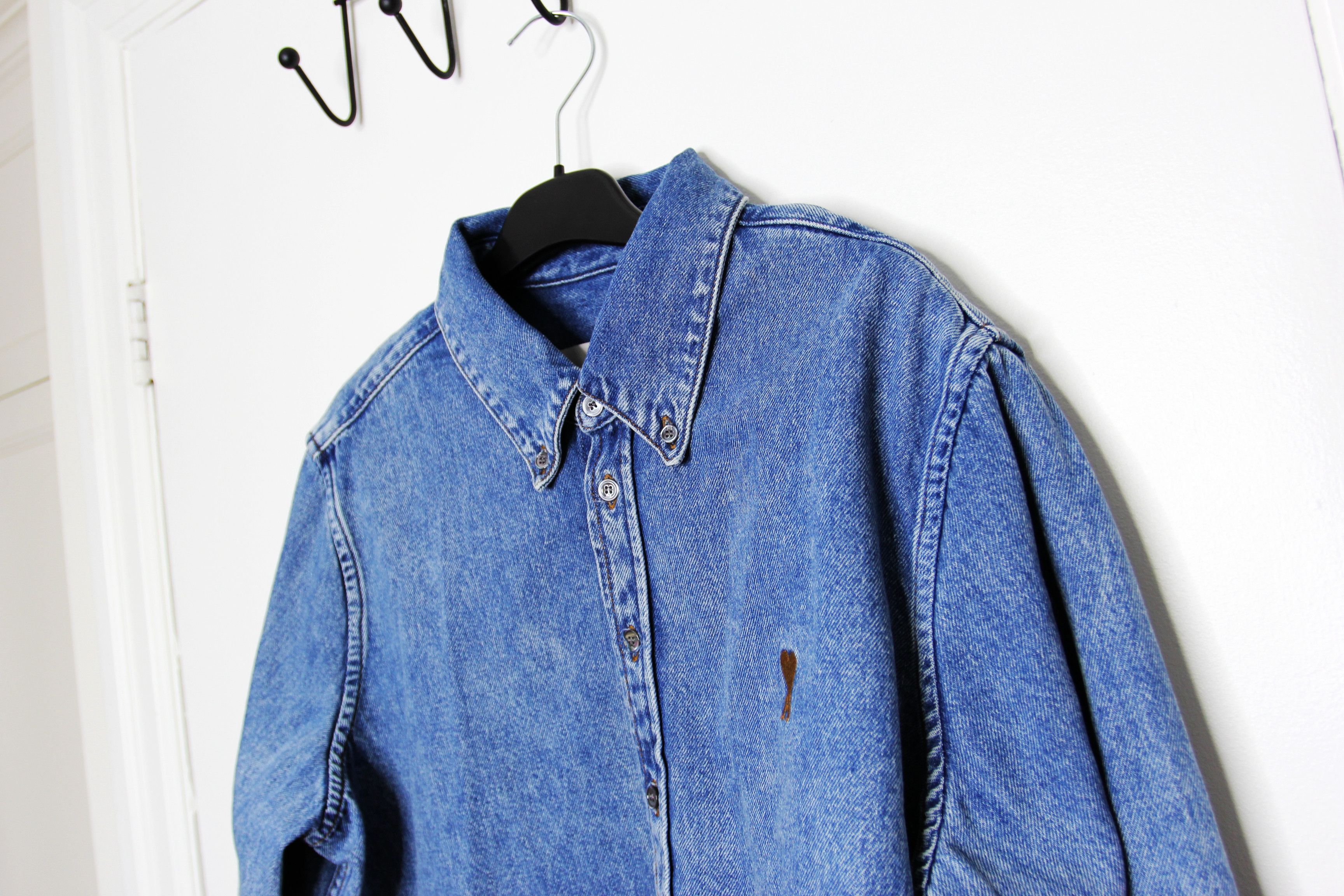 AMI BNWT AW25 AMI FADED DENIM SHIRT L Size US L / EU 52-54 / 3 - 4 Thumbnail