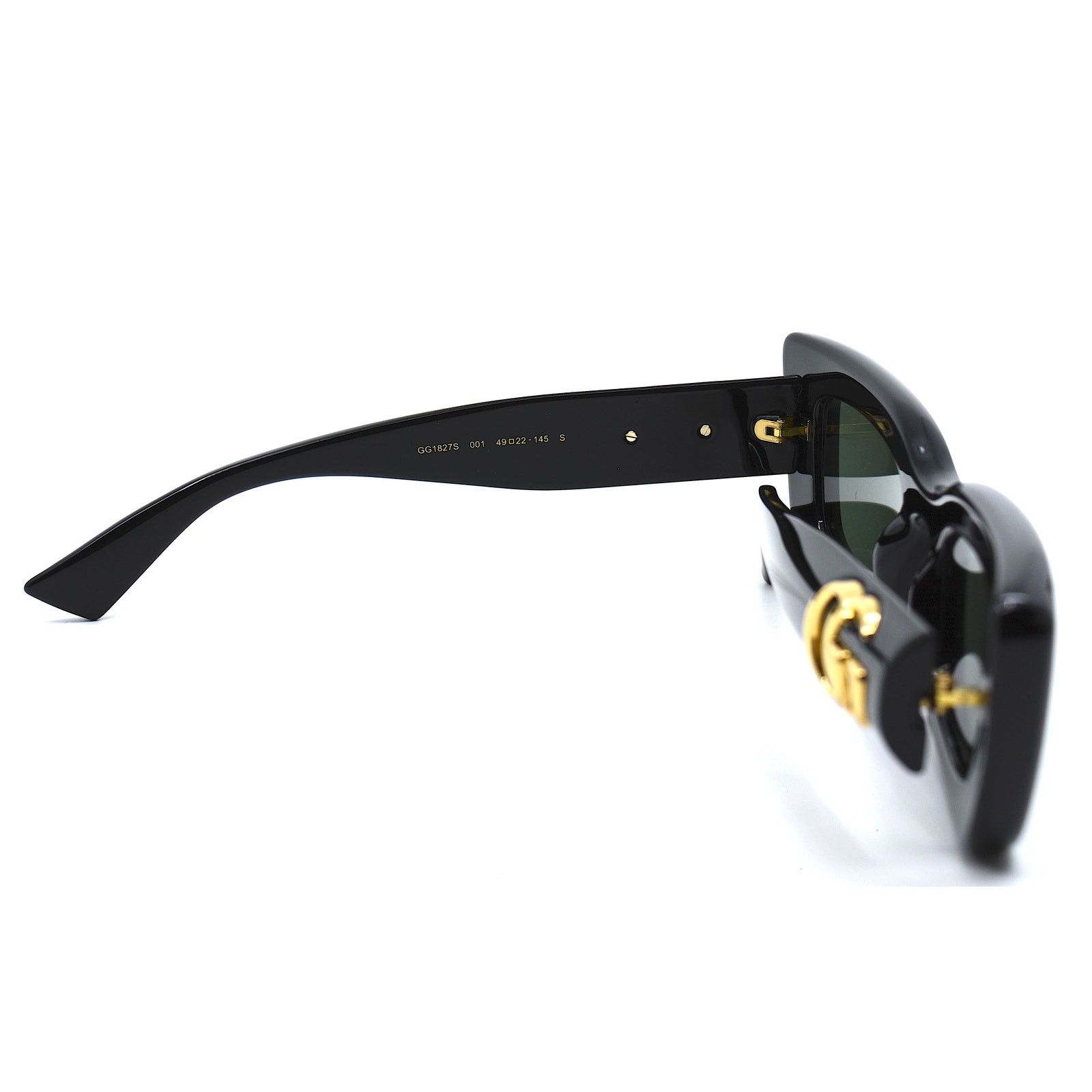 Gucci NEW Gucci GG1827S 001 Black Frame Grey Authentic Sunglasses Size ONE SIZE - 10 Thumbnail