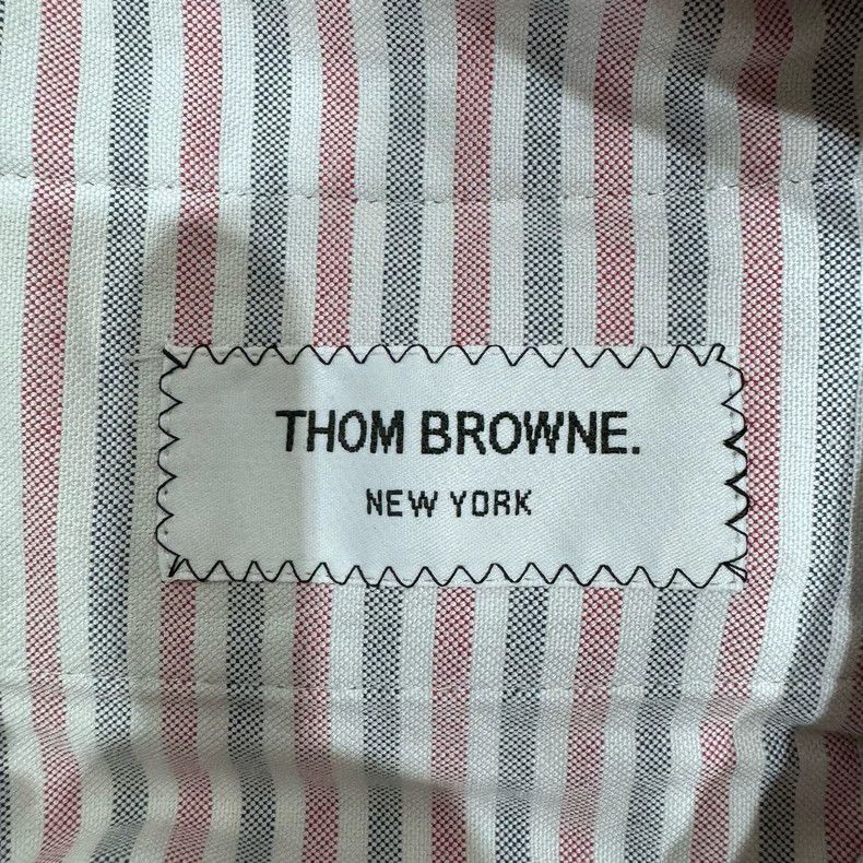 Thom Browne Thom Browne size1 Flat weave fabric striped casual pants Size US 26 / EU 42 - 6 Thumbnail