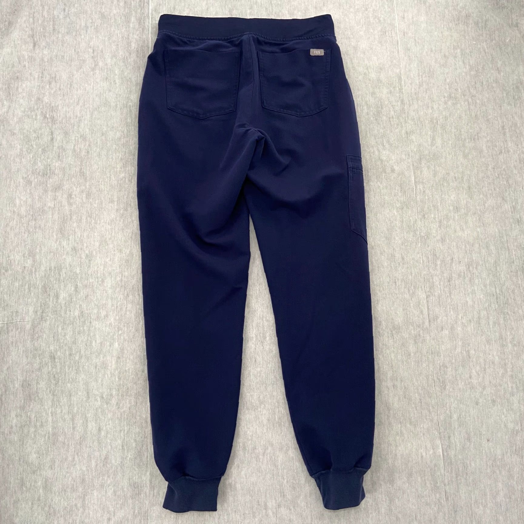 Vintage Figs Scrub Pants Womens XS Blue Zamora Joggers Technical Collection Ladies Size 26" / US 2 / IT 38 - 2 Thumbnail