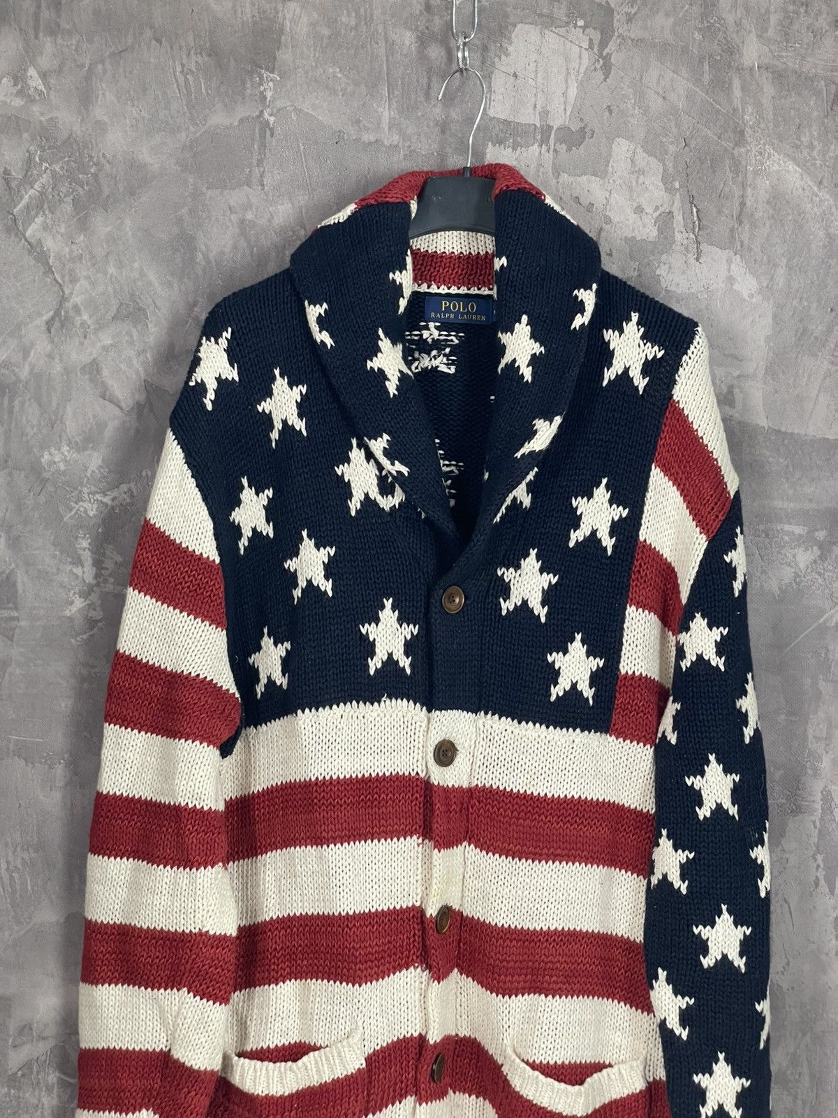Ralph Lauren Polo Ralph Lauren Knit American USA Cardigan Sweater Size US M / EU 48-50 / 2 - 2 Thumbnail