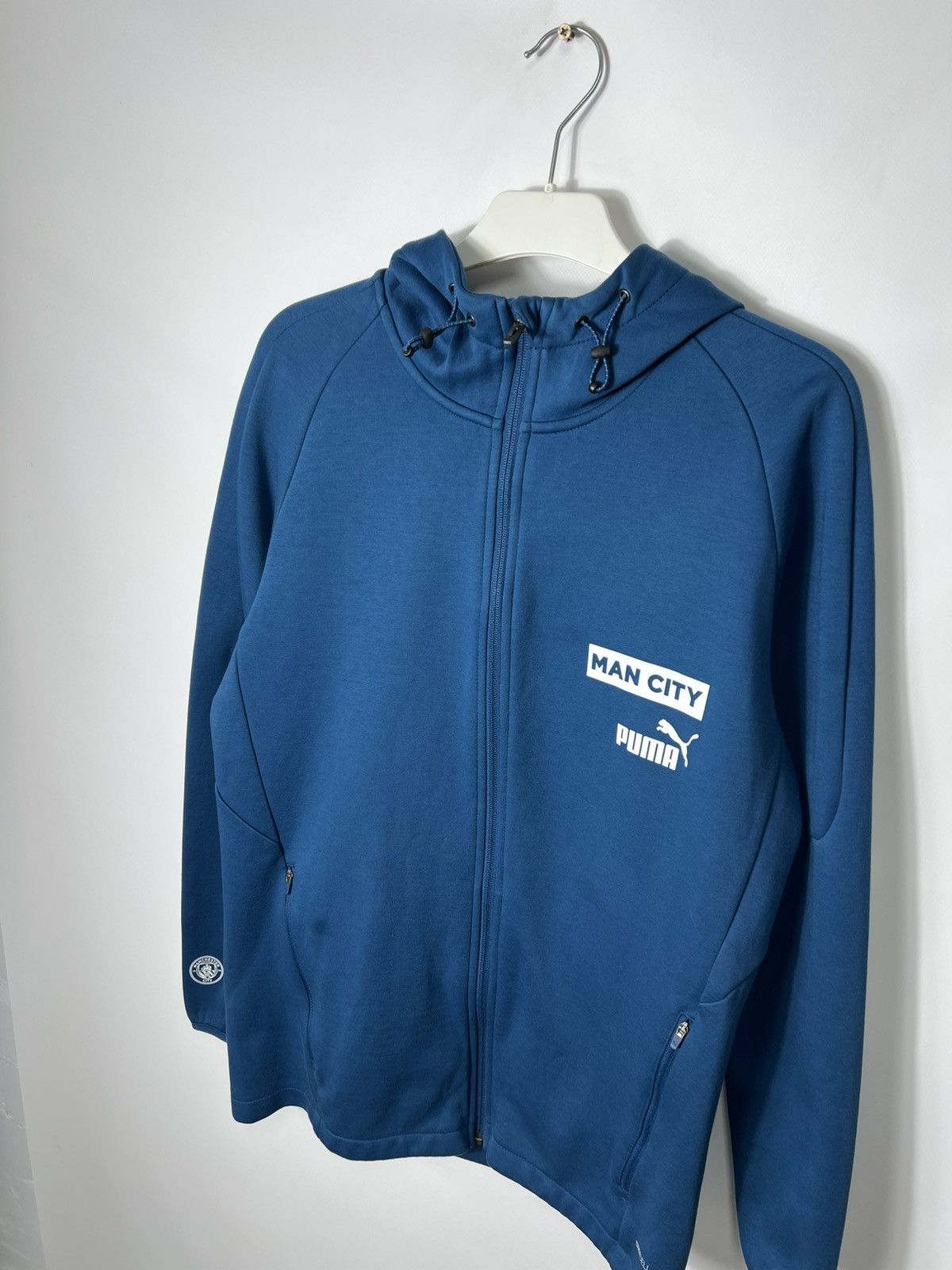 Puma Vintage soccer football Puma Manchester City Full Zip Hoodie Size US L / EU 52-54 / 3 - 3 Thumbnail