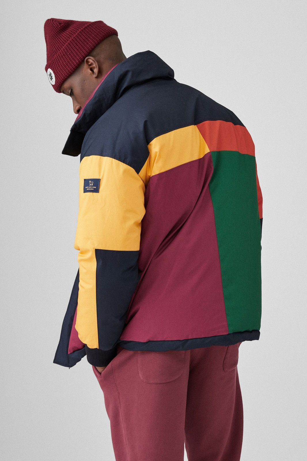 Aime Leon Dore Aime Leon Dore X Woolrich Color Blocked Down