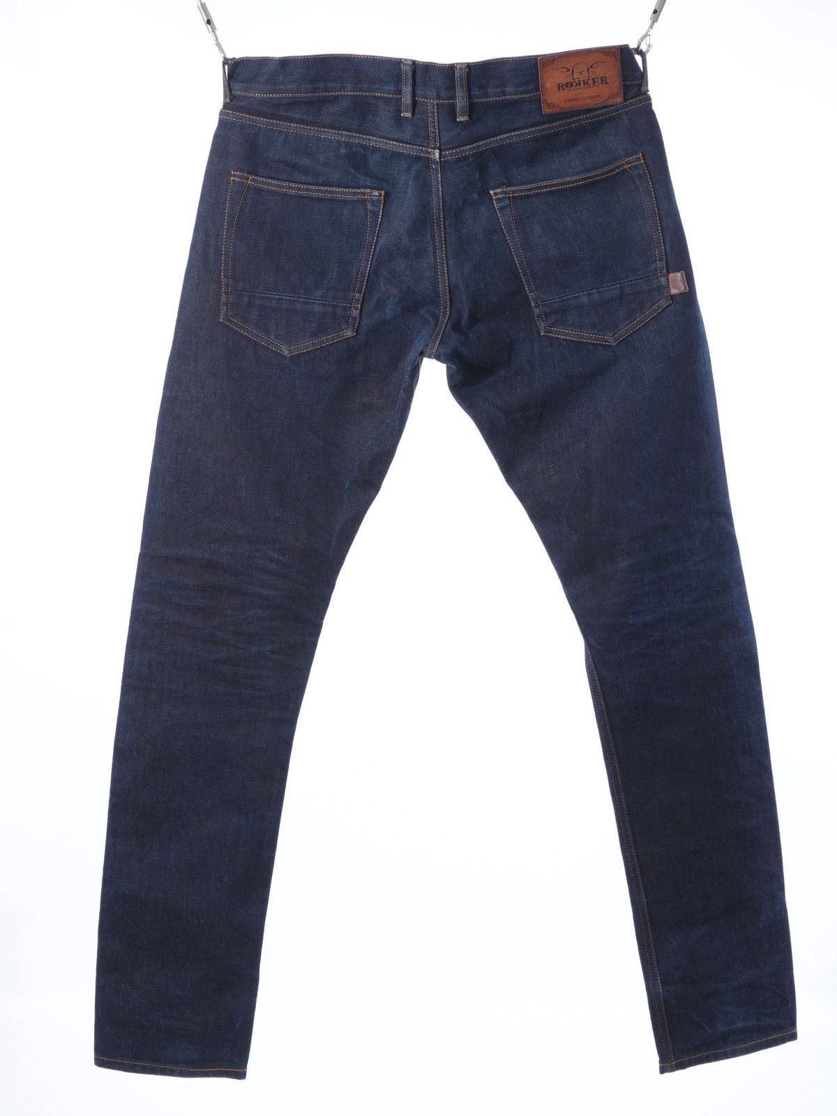 THE ROKKER COMPANY Rokker Company Denim Motorcycle Selvedge Jeans fits w34 Size US 32 / EU 48 - 2 Thumbnail