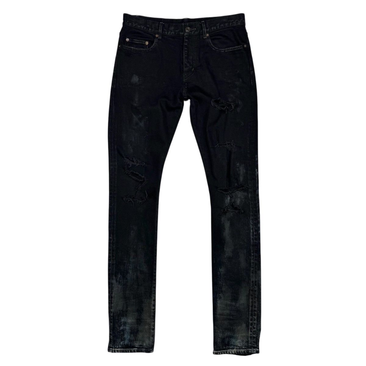 Saint Laurent Paris FW13 Style Women's Crash Denim | Grailed