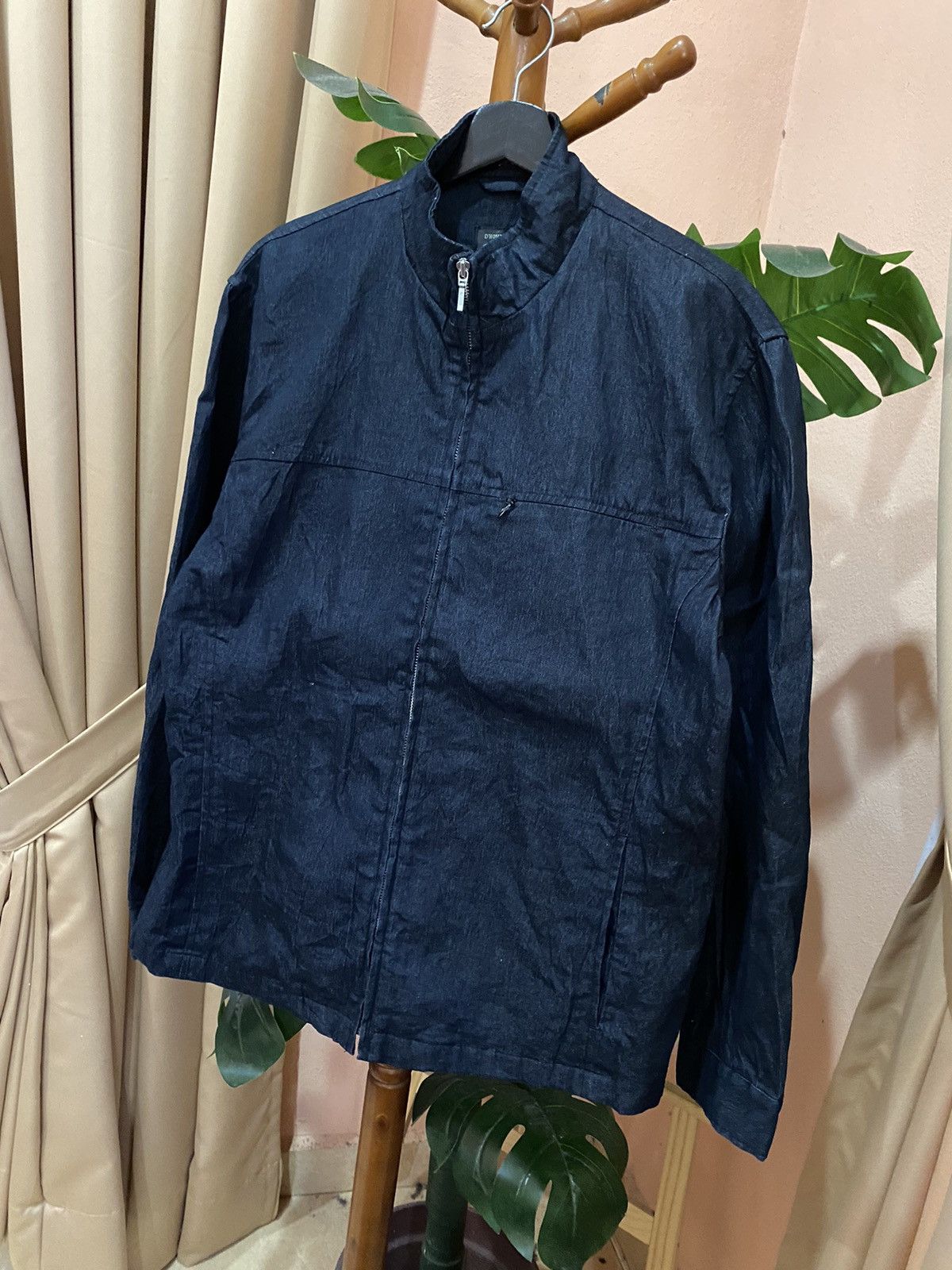 Japanese Brand Vintage D’HOMME A HOMME Stretch Denim Jacket - Men’s Stylish Size US L / EU 52-54 / 3 - 2 Thumbnail