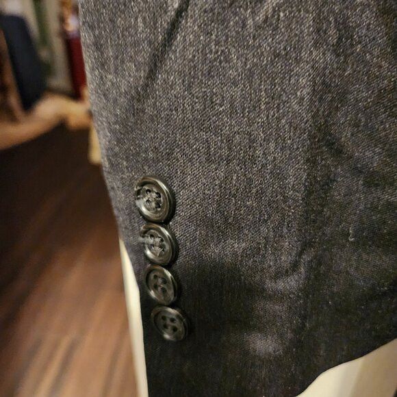 Jos. A. Bank Jos.a.bank men's 100%wool sport coat jacket blazer 46R Size 46R - 2 Thumbnail