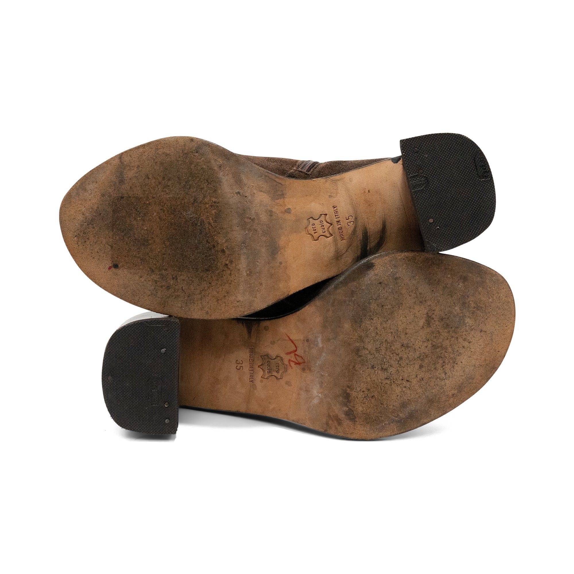 Ann Demeulemeester Ann Demeulemeester Suede Ankle Boots Size US 5 / IT 35 - 5 Thumbnail