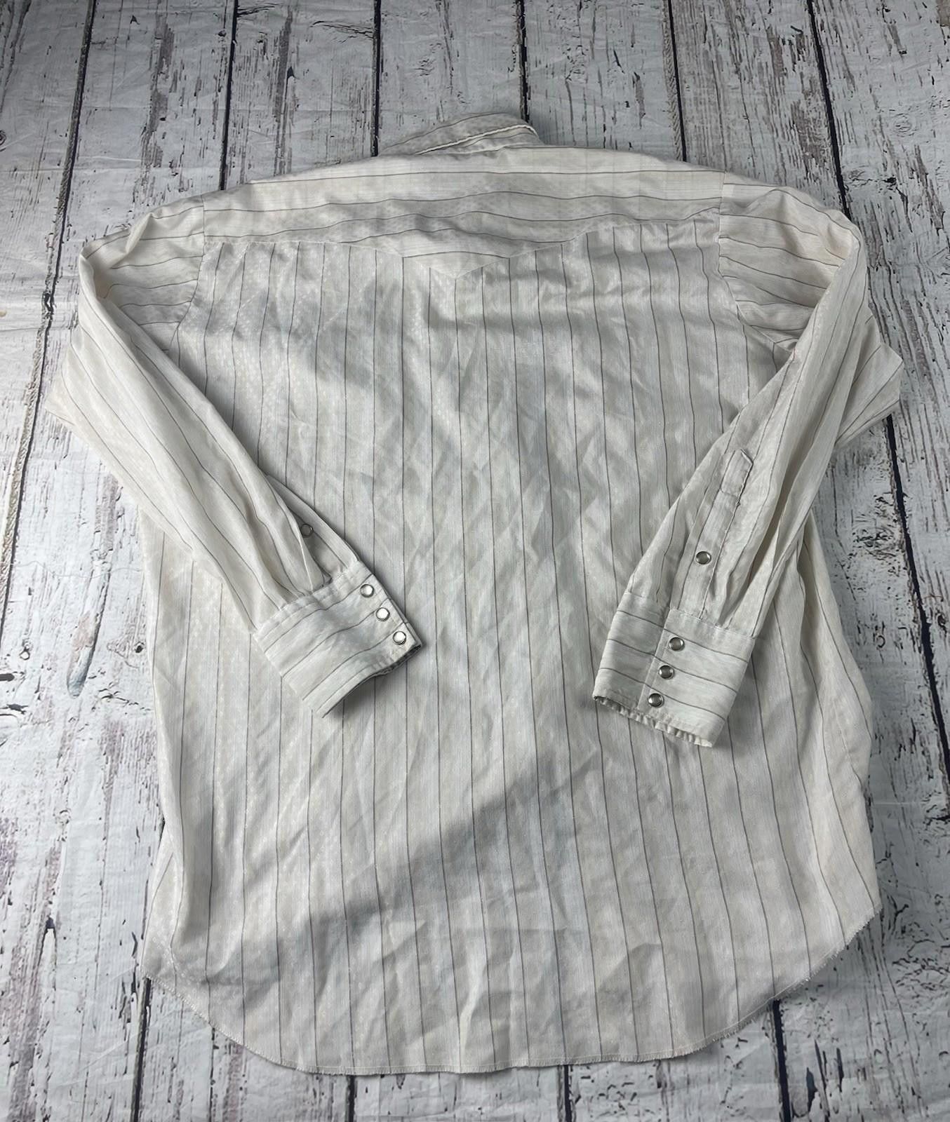 Other Vintage H Bar C Western Shirt Men XL? Print Cowboy Long Tail Size US XL / EU 56 / 4 - 2 Thumbnail