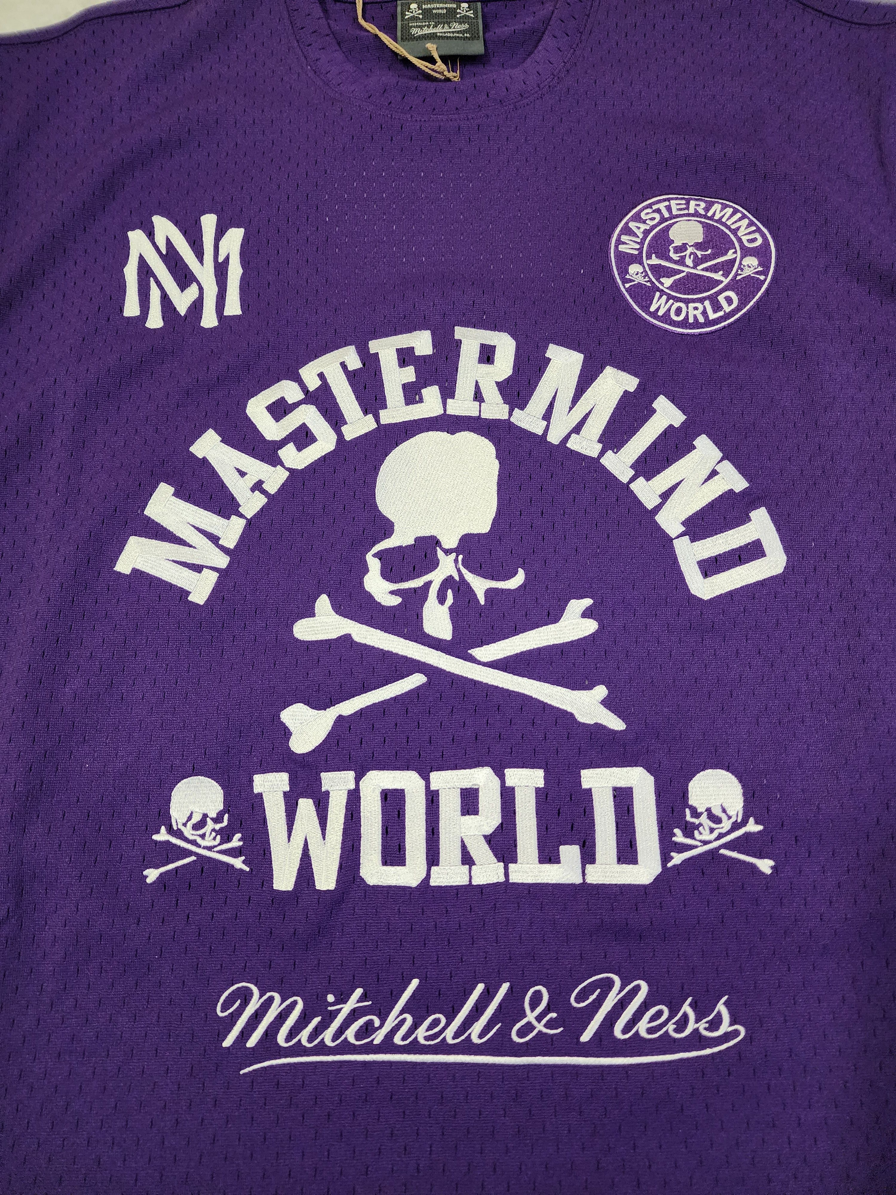 Mastermind Japan Mitchell & Ness x Mastermind Mesh T-Shirt Size US L / EU 52-54 / 3 - 3 Thumbnail